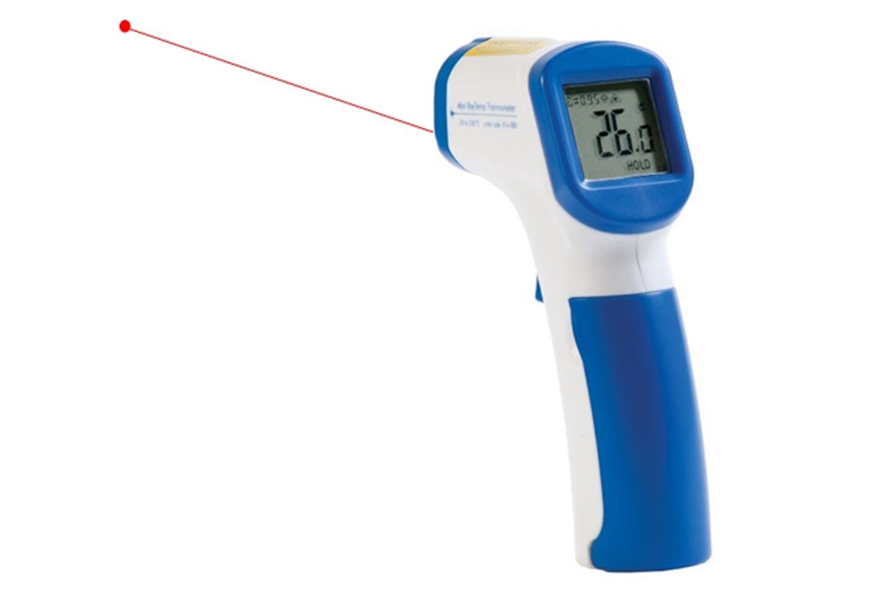 Digital termometer infrarød, -50/+330 °C