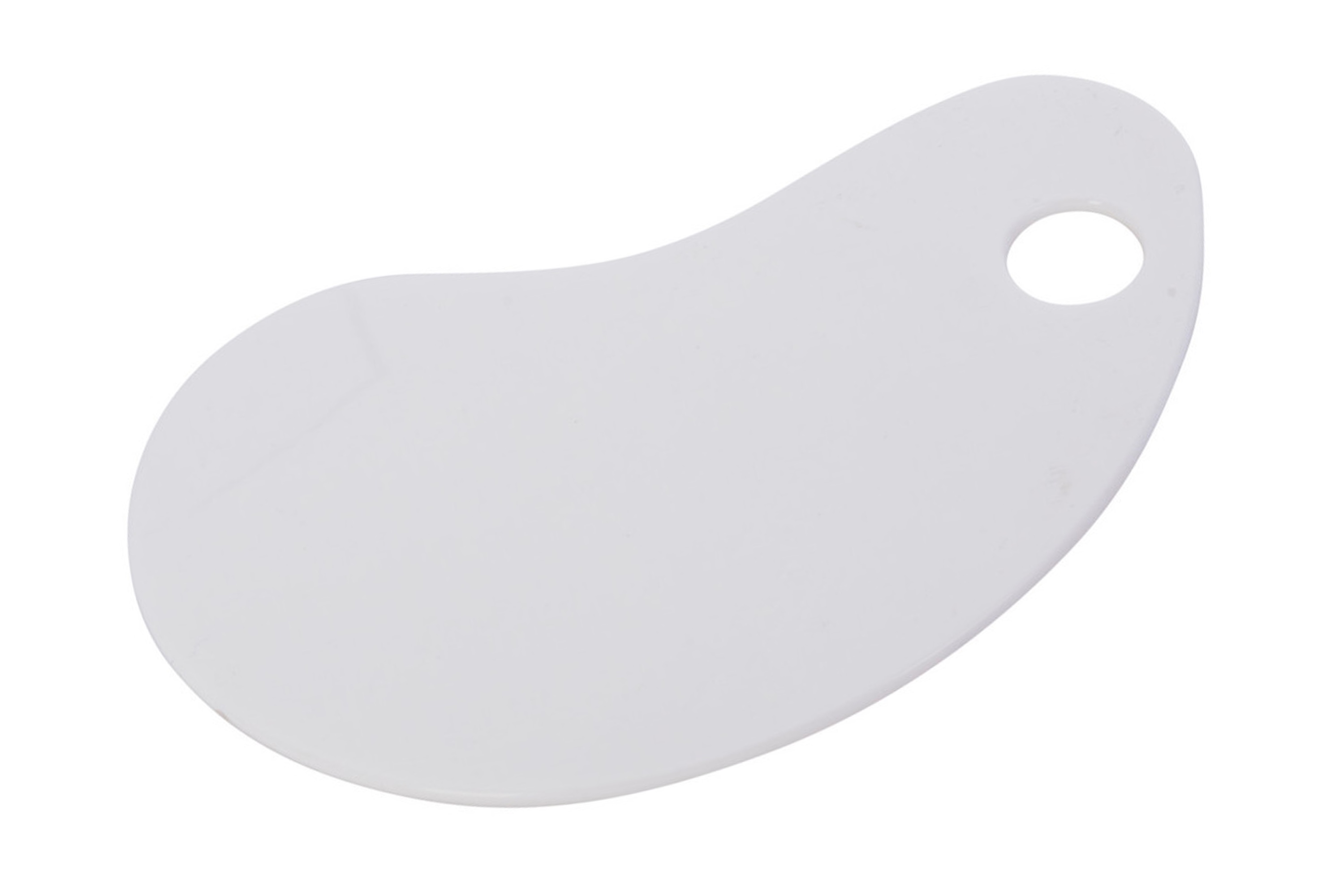 Skålskraber, flex, 17 cm, hvid plast