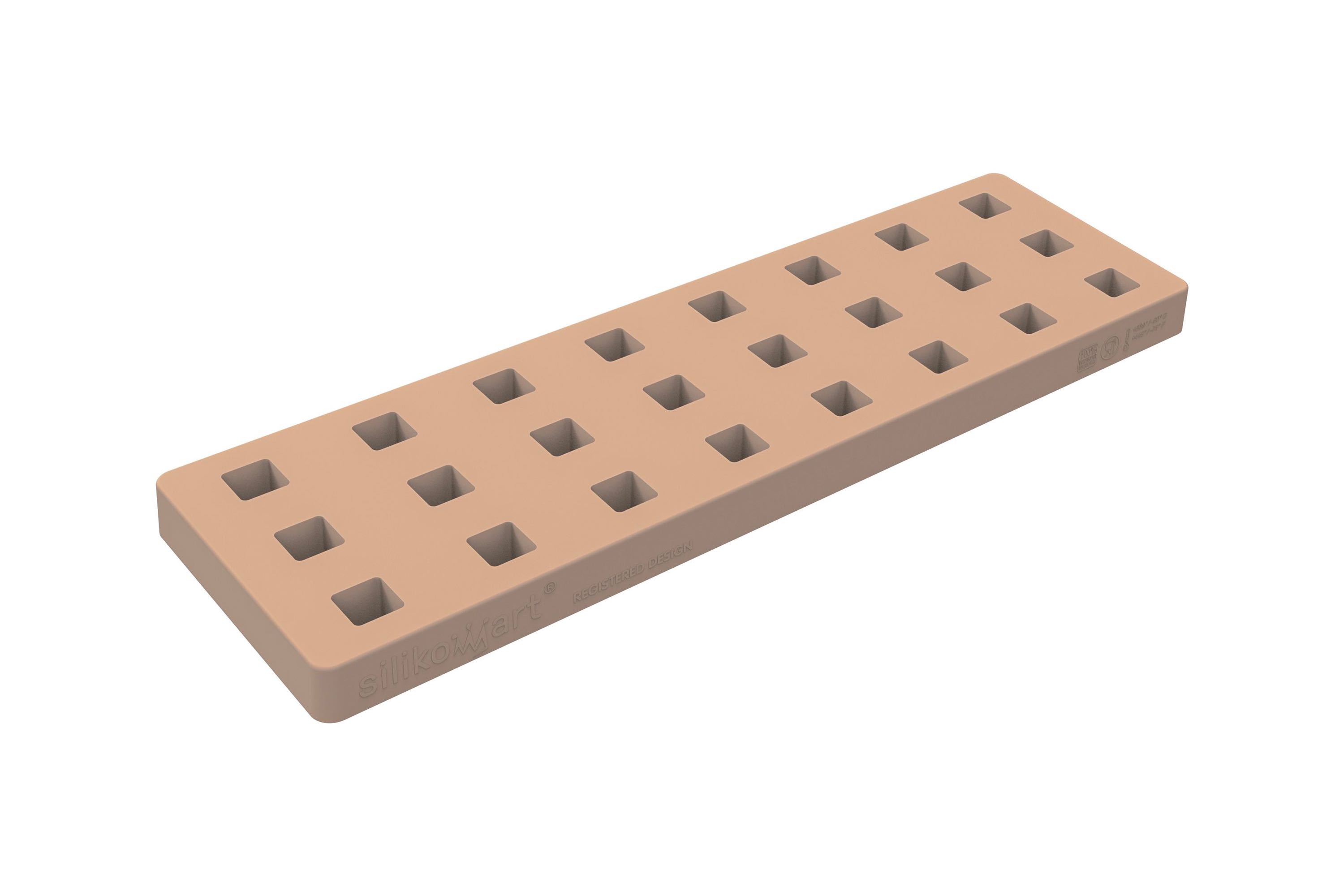 Chokoladeform m. silikoneindlæg, kube, Kit Cubo 01
