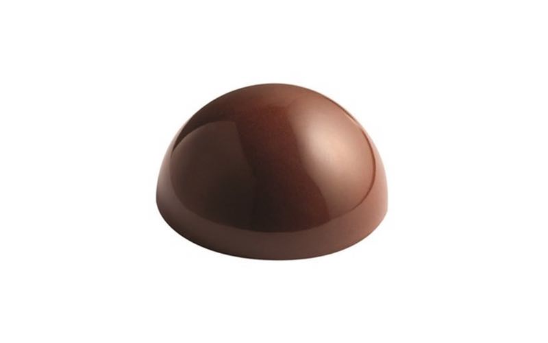 Chokoladeform, halvkugle Ø 41 mm, 15 stk.