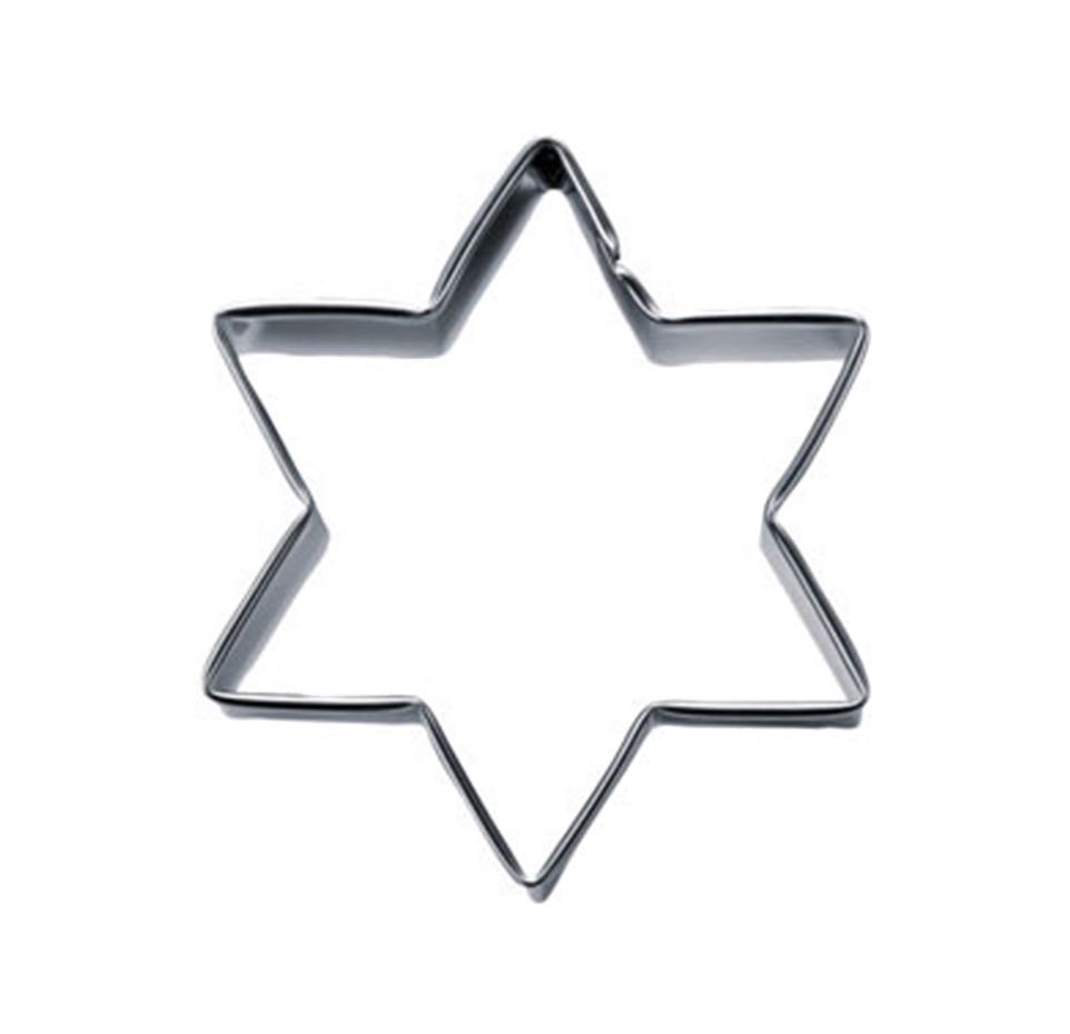 Udstikker, stjerne, Ø 3-5 cm, stål