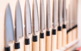 Japanske Kokkeknive Fra Kunst Og Køkkentøj