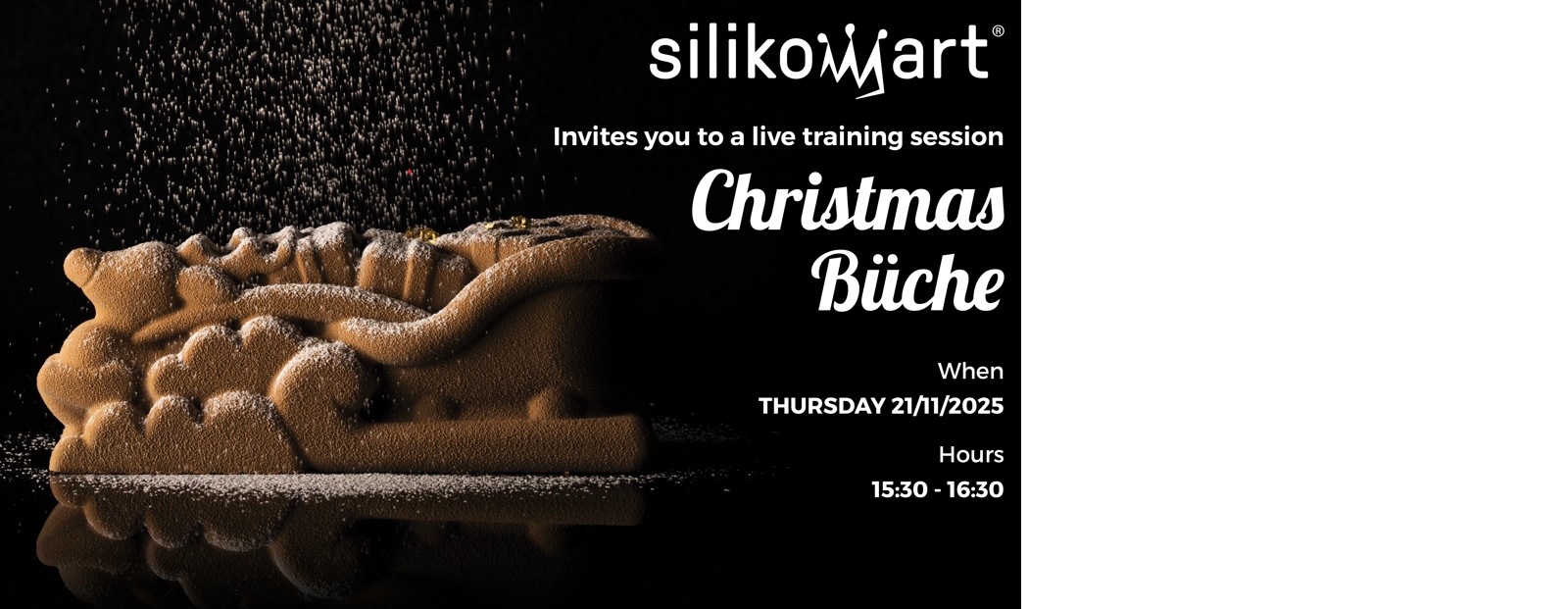 Onlinedemo Med Silikomart Om Fransk Julekage