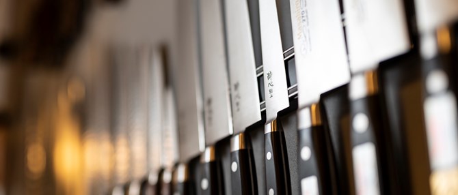 Japanske Knive Hos Kunst Og Køkkentøj
