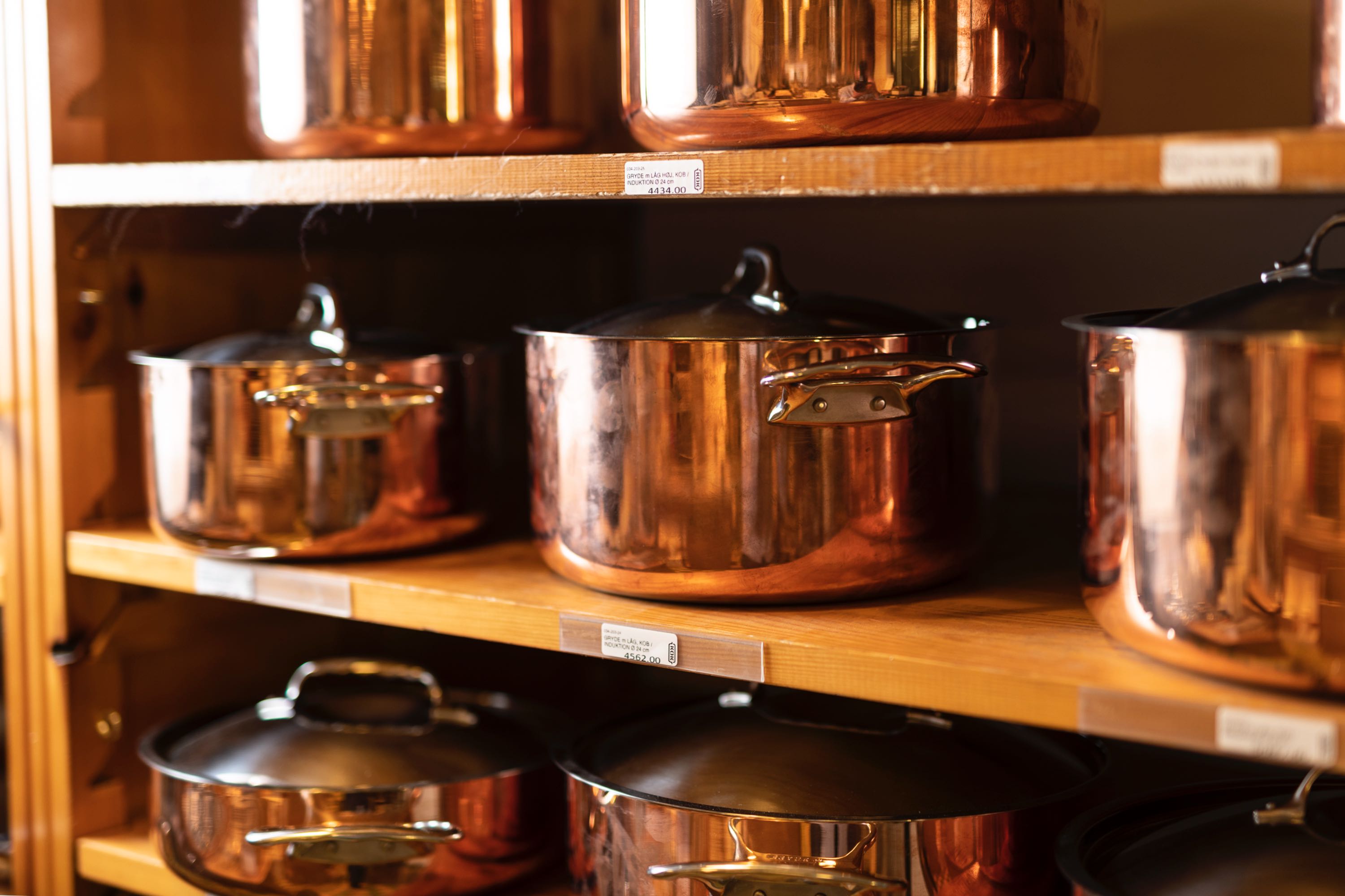 Gryder I Kobber Fra De Buyer Hos Kunst Og Køkkentøj