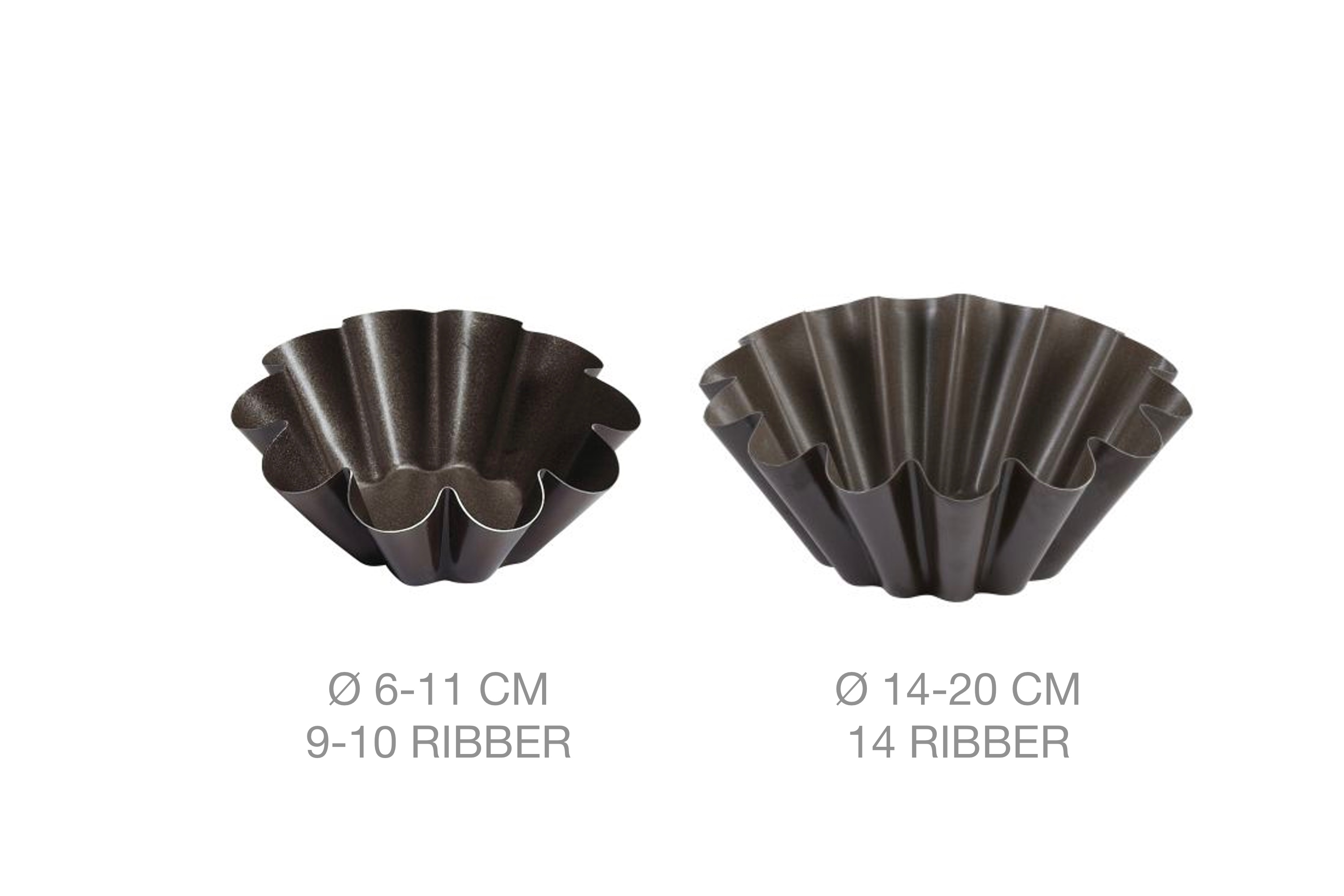 Brioche bageform, jern med belægning