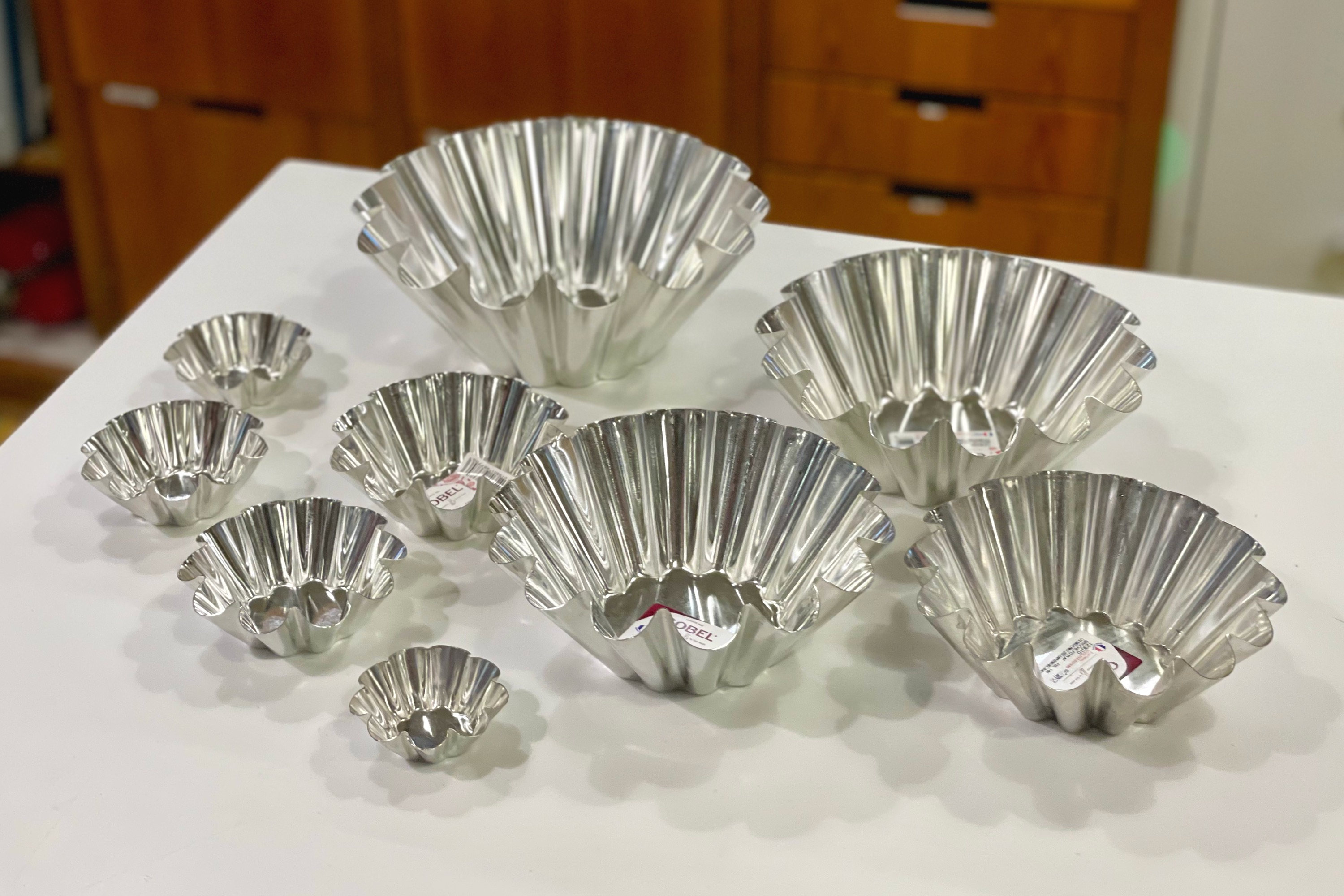 Brioche bageform, tinblik