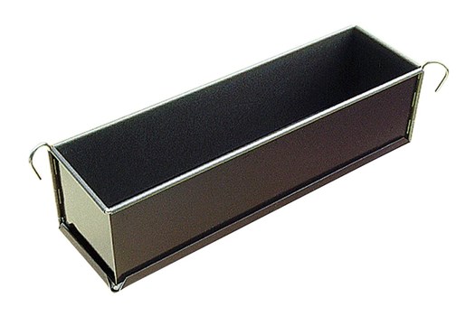 Patéform, jern med belægning