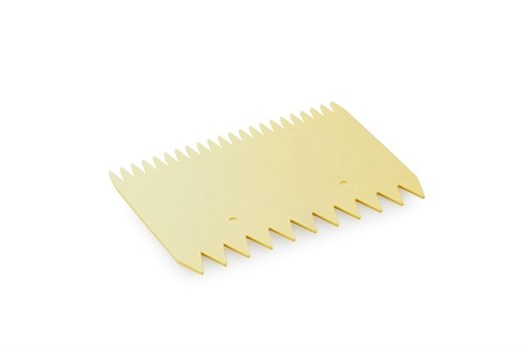 Dekorationskam med spidse tænder, plast