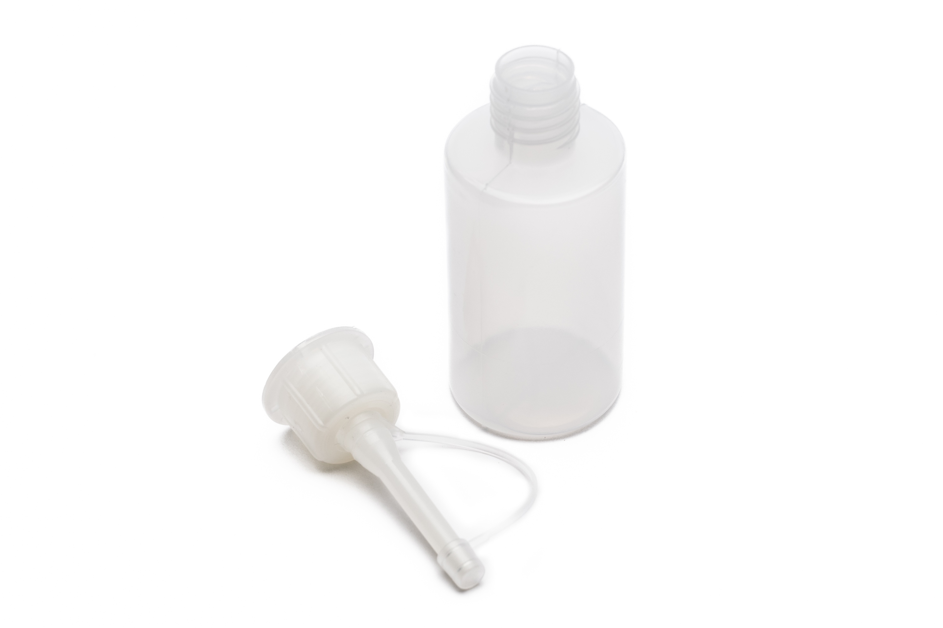 Dressingflaske, klar plast, 50  ml