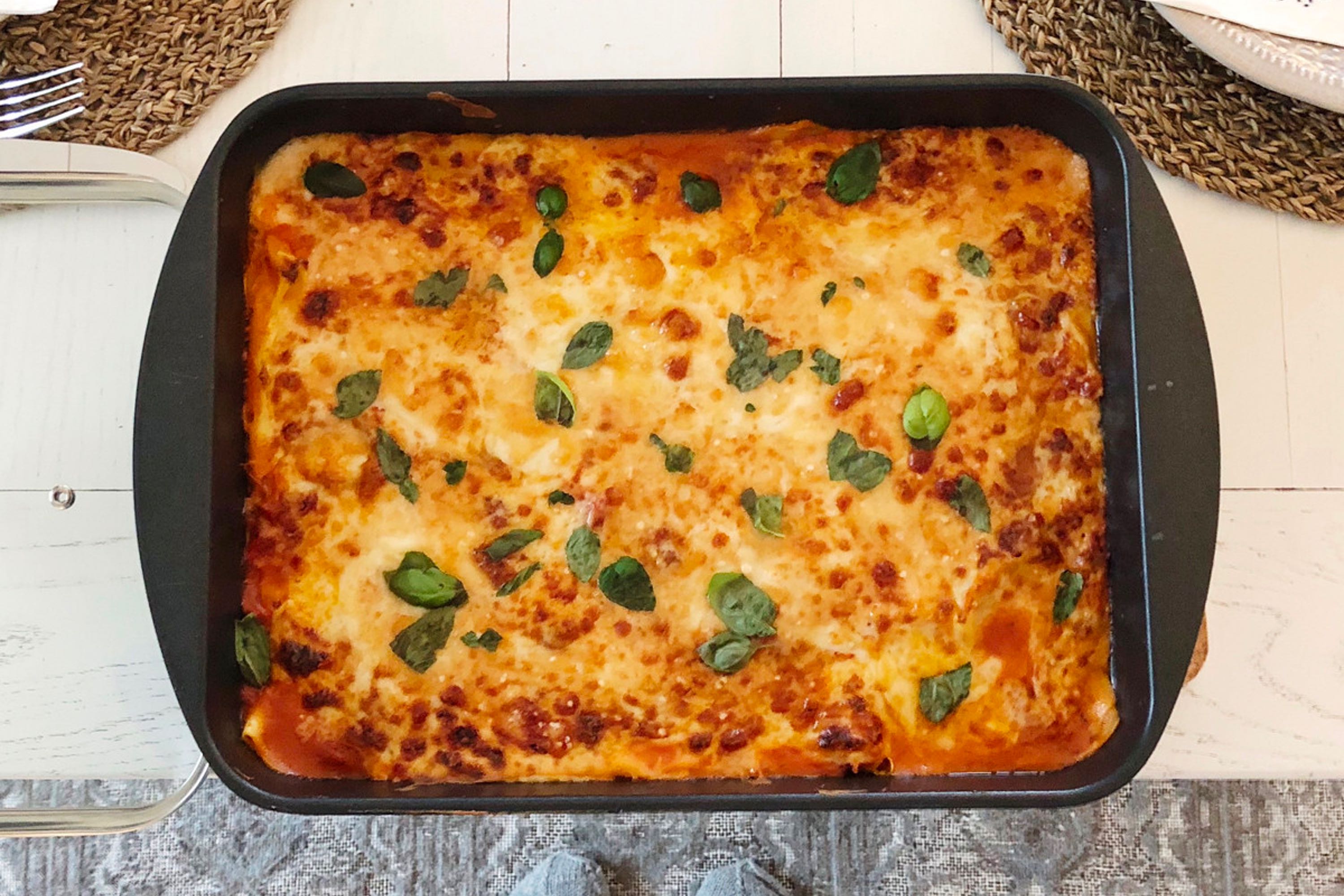 Bradepande med låg, aluminium, keramisk belægning, PFAS-fri