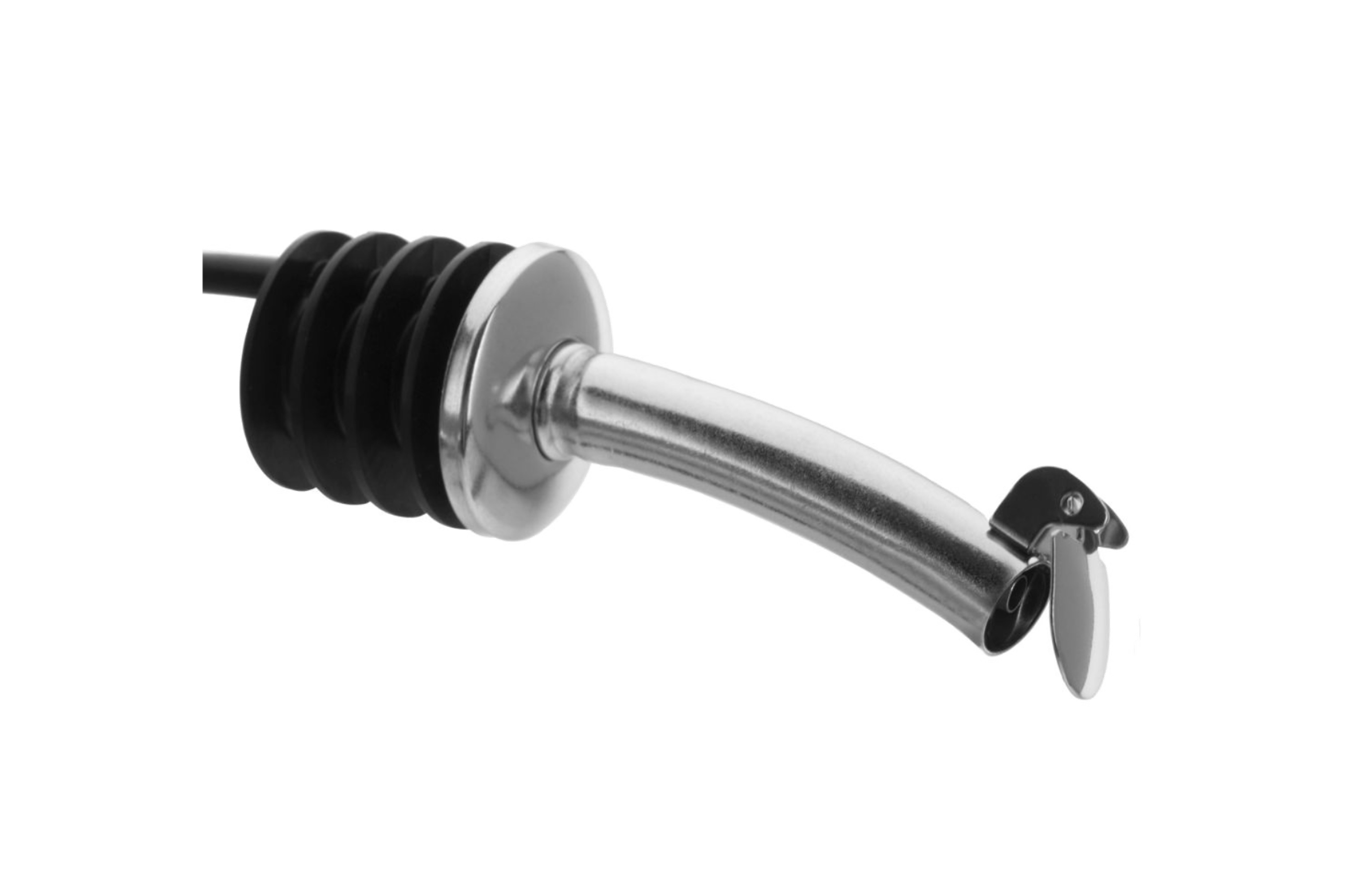 Skænkeprop, messing og plast, free flow