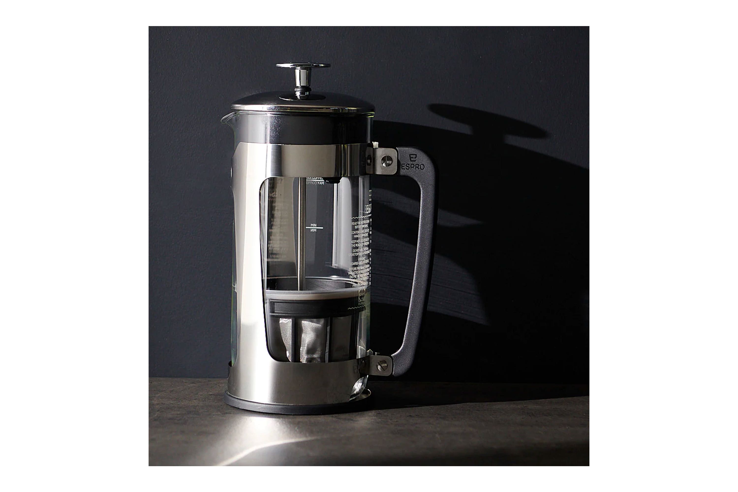 Stempelkande, Espro P5, 8 kopper, glas