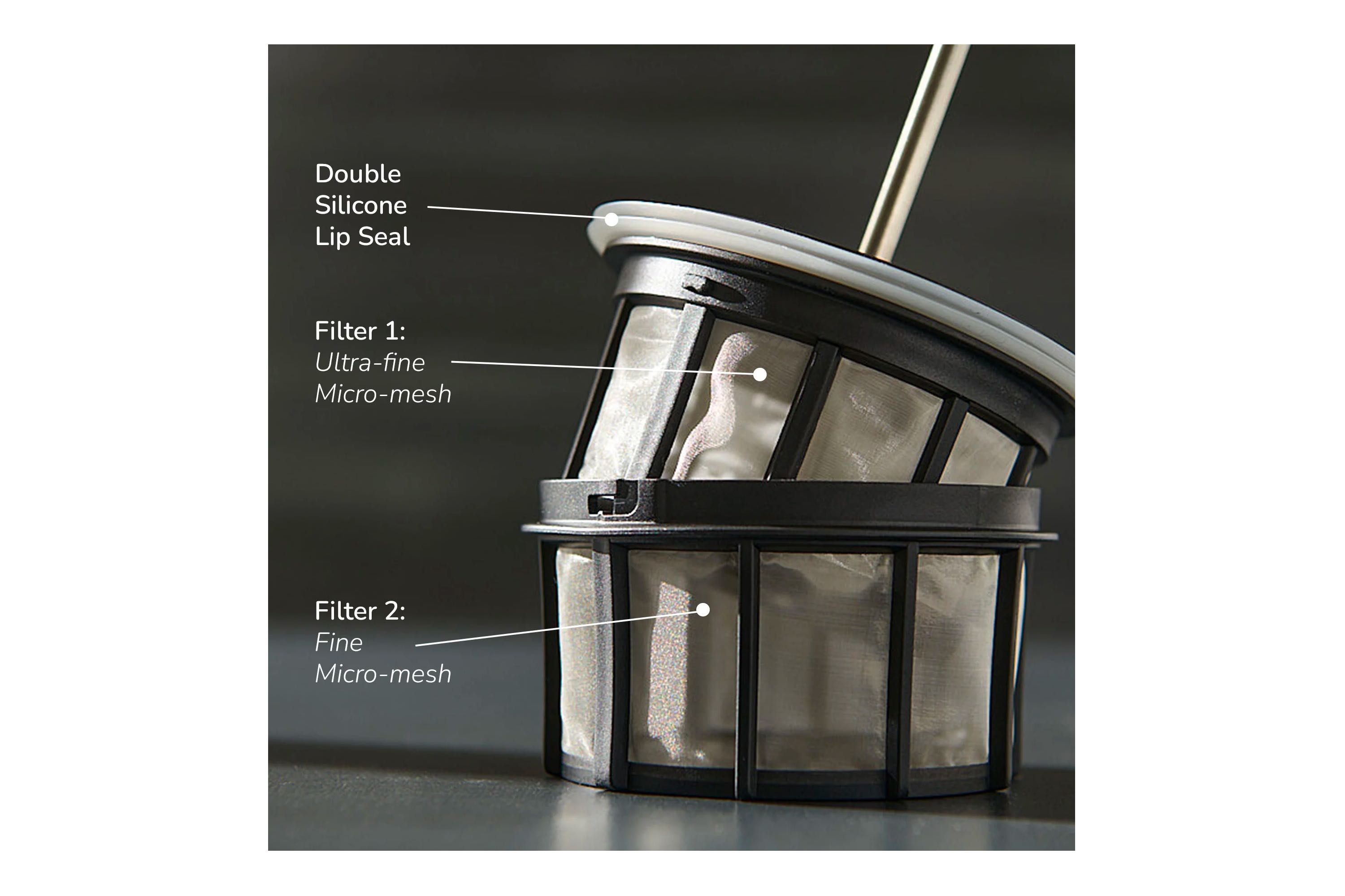 Stempelkande, Espro P5, 8 kopper, glas