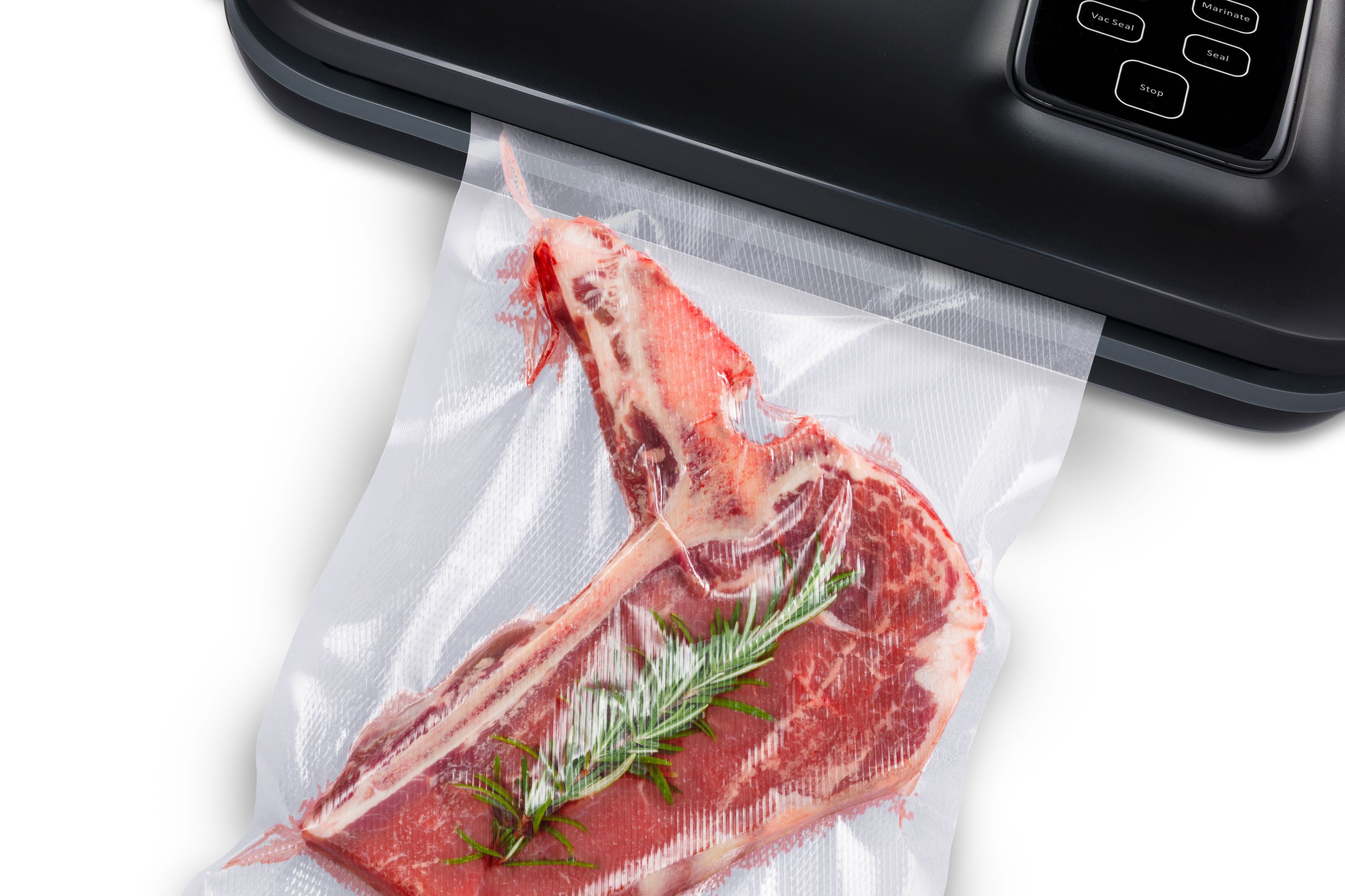 Vakuumpose, riflet, 2 ruller á 5 m, Witt