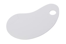 Skålskraber, flex, 17 cm, hvid plast
