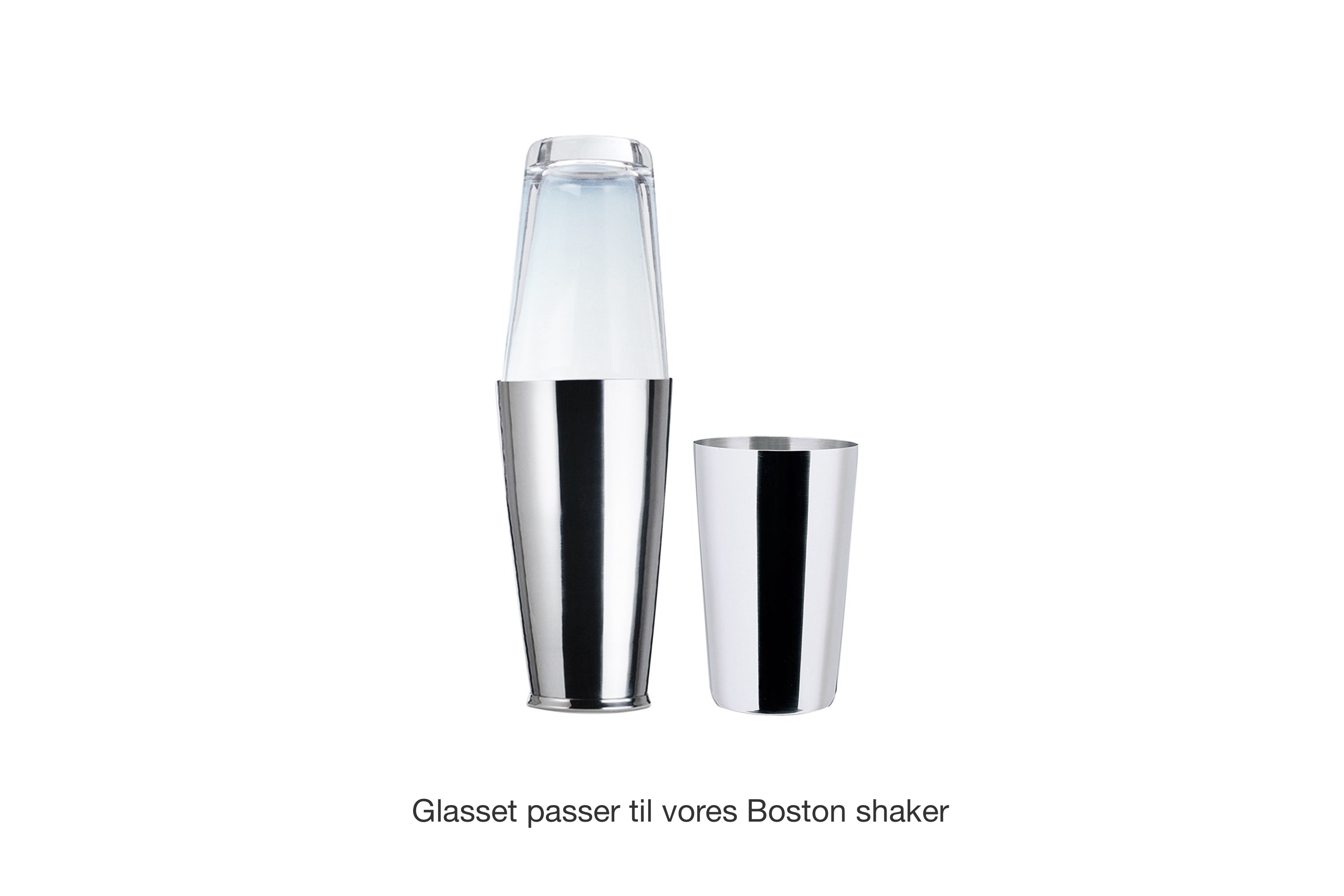 Glas til Boston shaker, 0,5 ltr