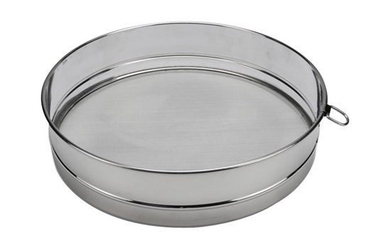 Trommesigte, 0,5 mm net, rustfrit stål