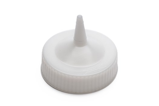 Låg til dressingflaske med stor åbning, 1 spids