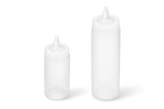 Dressingflaske klar luk-låg 500/750 ml