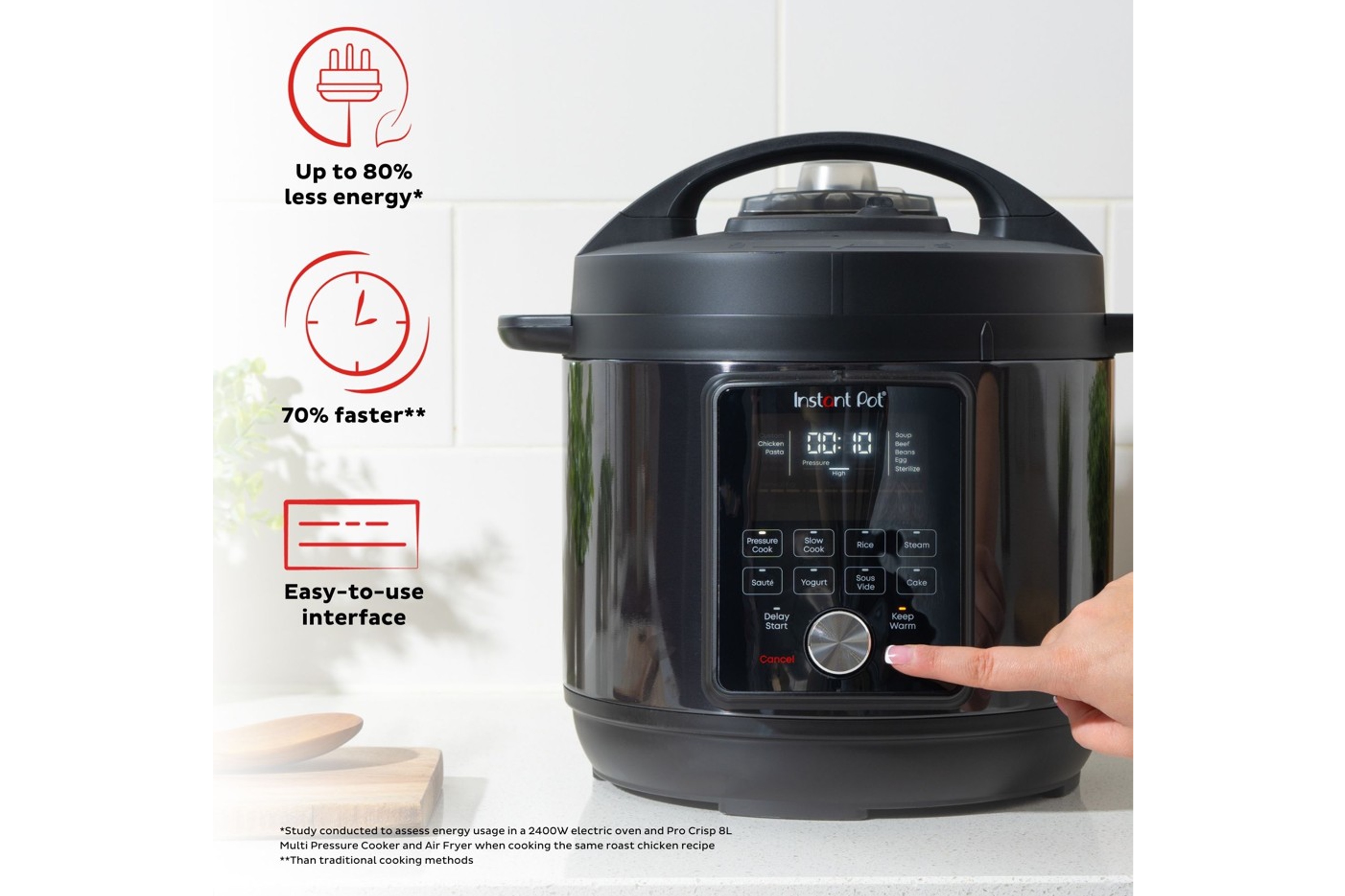 Trykkoger, Duo Plus Multi-Cooker Whisper Quiet