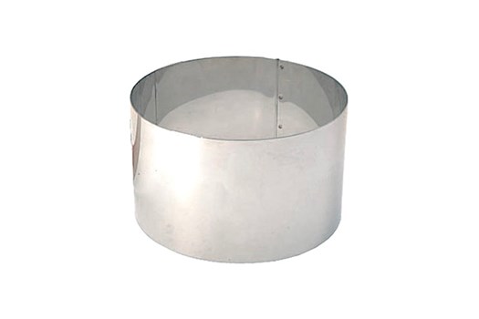 Kagering, ekstra høj, stål, Ø 20 cm