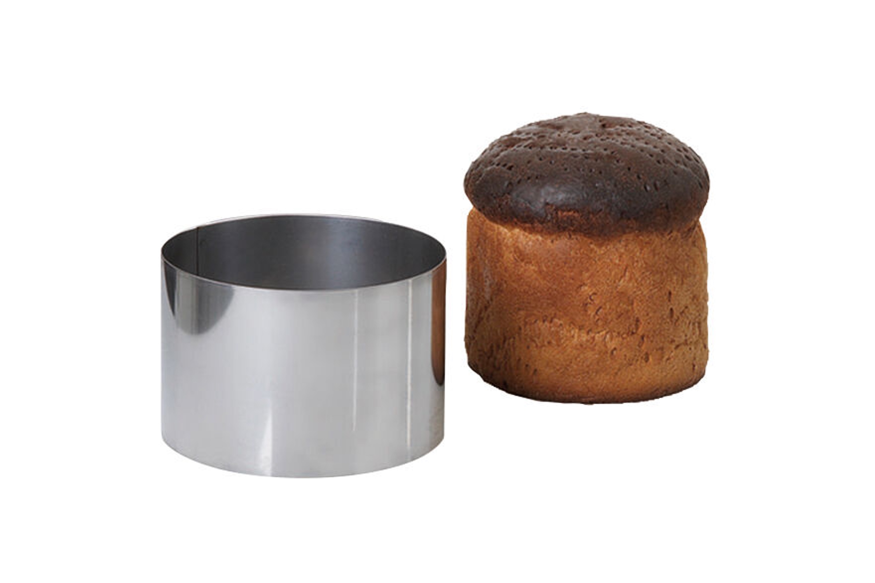 Kagering, ekstra høj, stål, Ø 20 cm