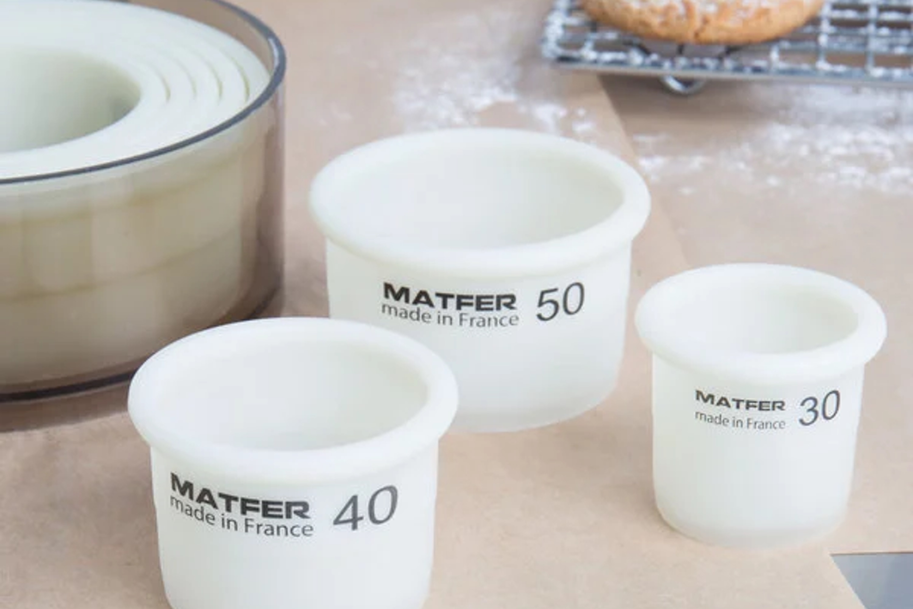 Udstikkersæt, 8 ringe, exoglass