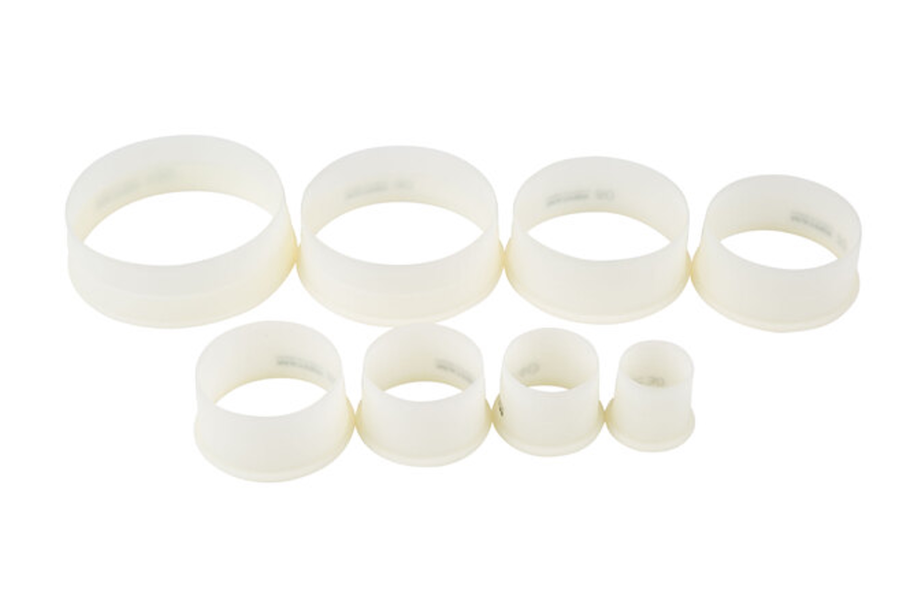 Udstikkersæt, 8 ringe, exoglass