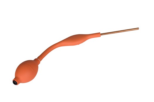Sukkerpumpe, gummi med kobberspids