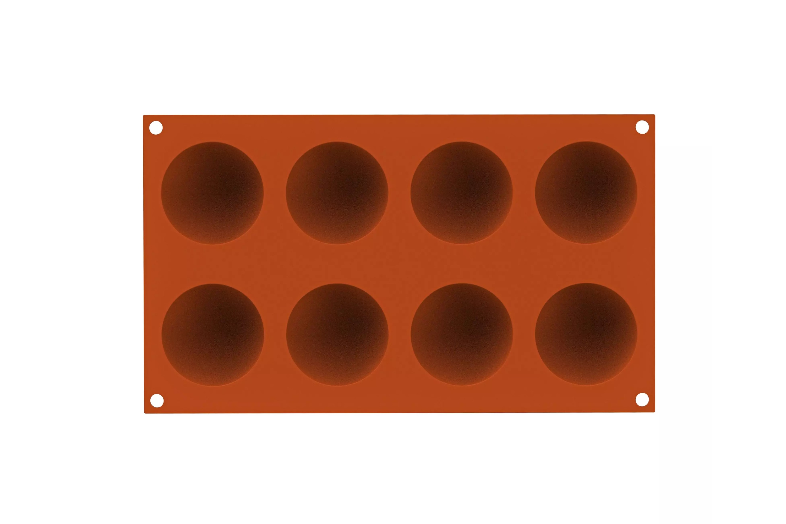 Silikoneform, halvkugle, SF003