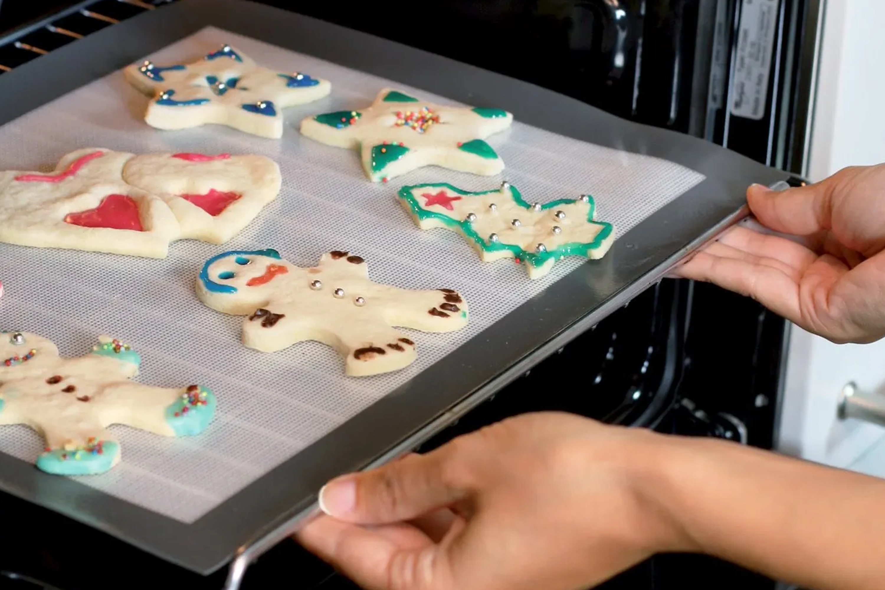 Bagemåtte, silikone med glasfiber