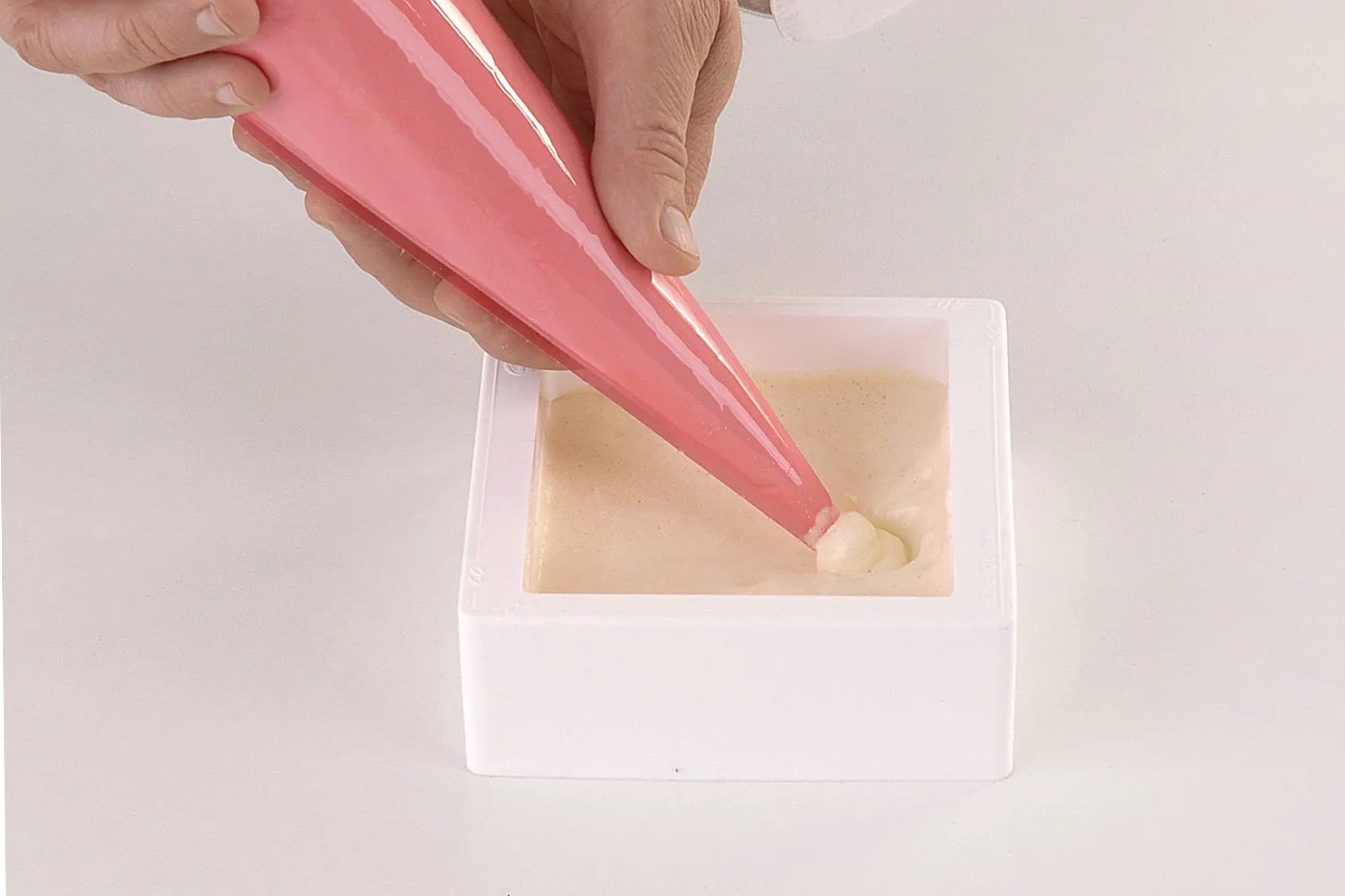 Silikoneform, kvadratisk, Tor