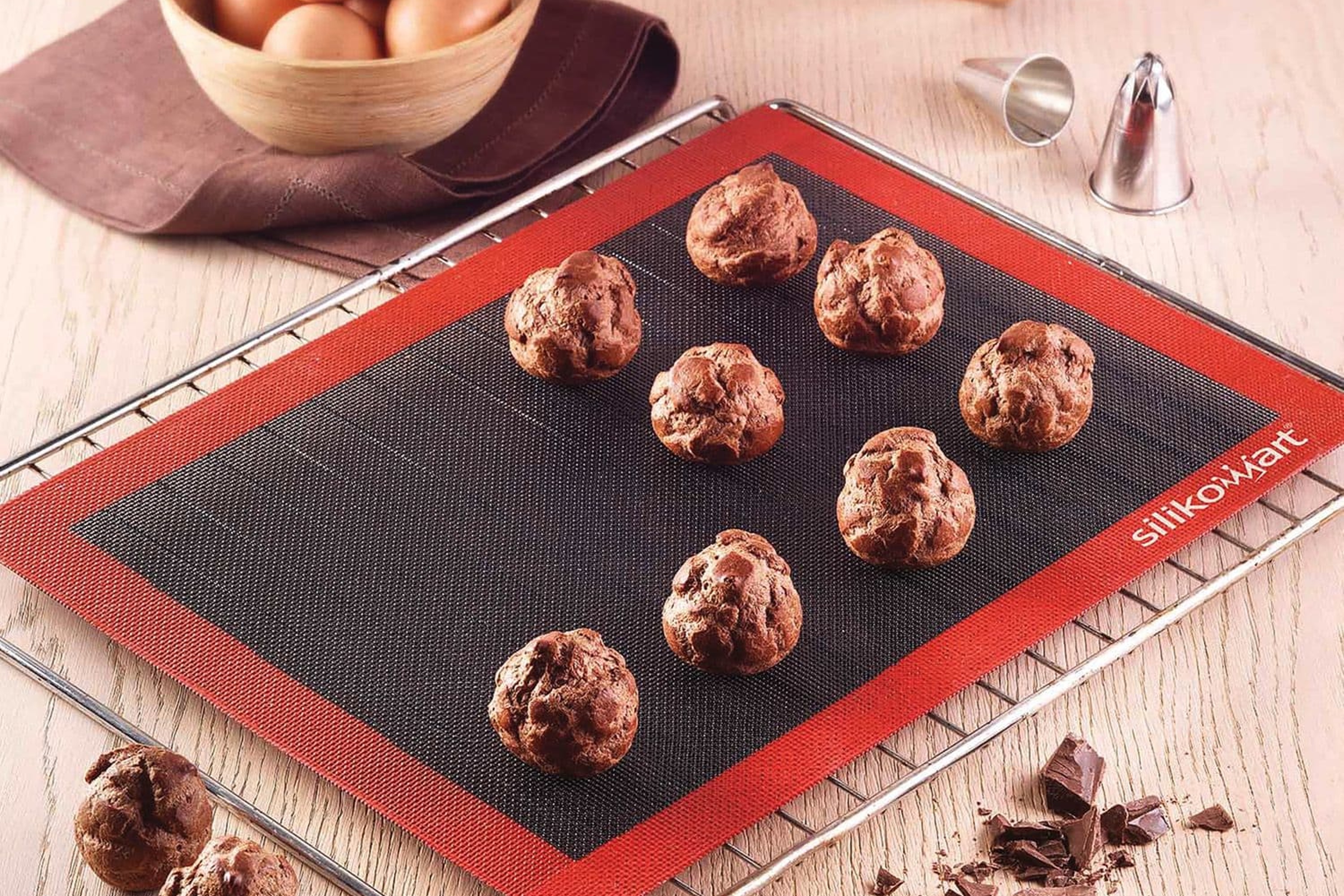 Bagemåtte, Air Mat, perforeret silikone