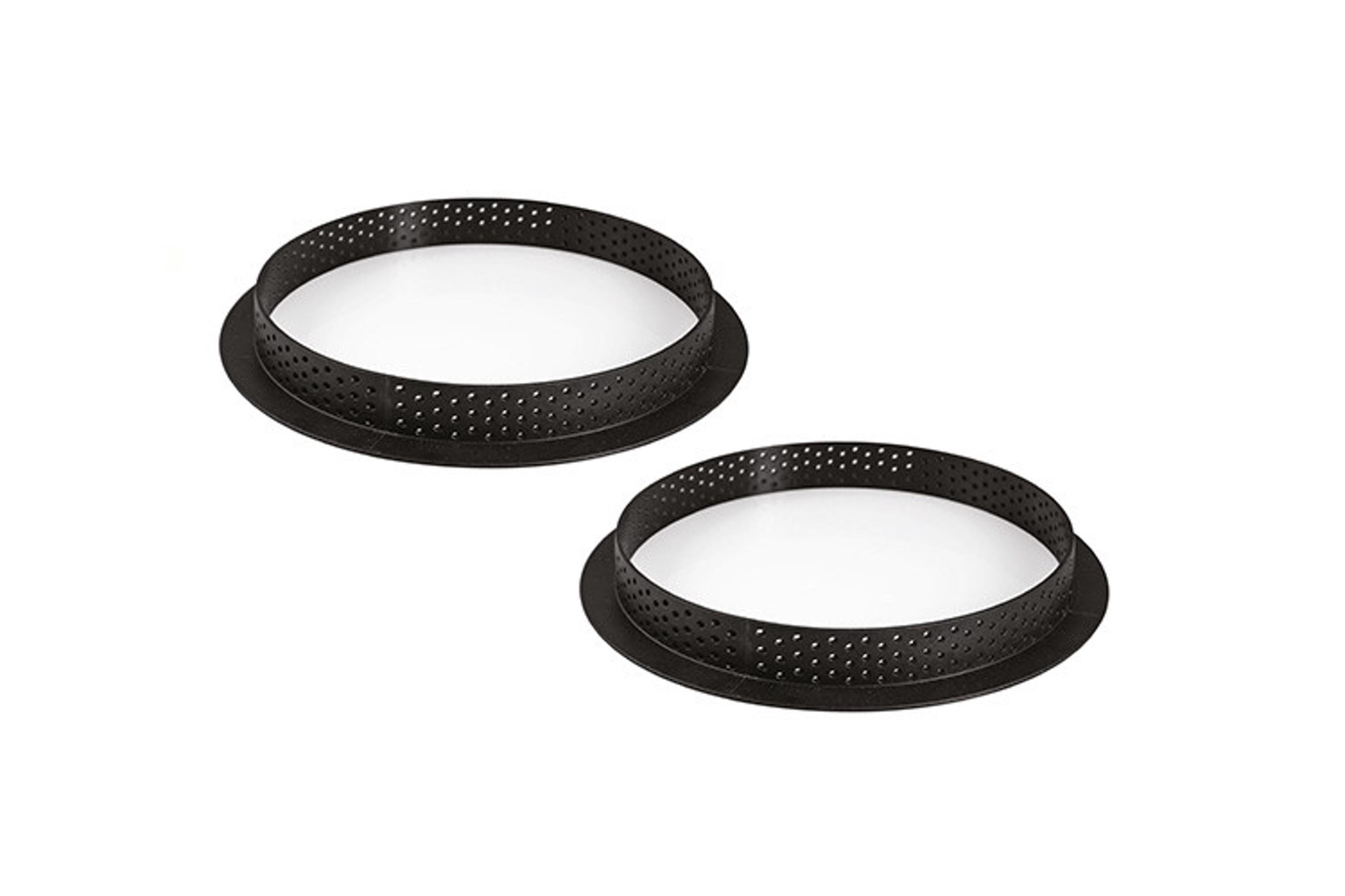 Tærtering, perforeret komposit, 2 stk., H 2 cm