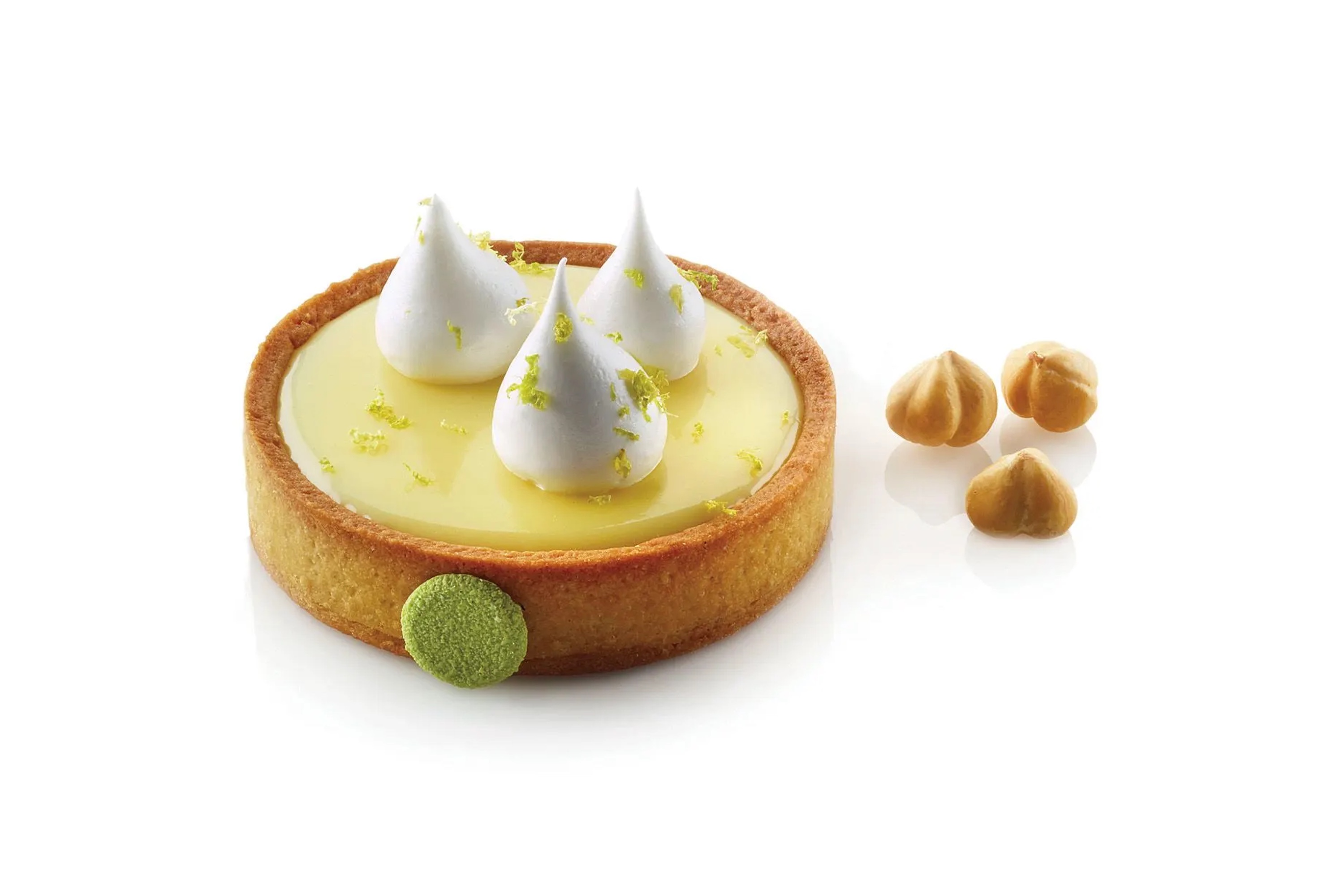 Tærtering, perforeret komposit, 6 stk., H 2 cm