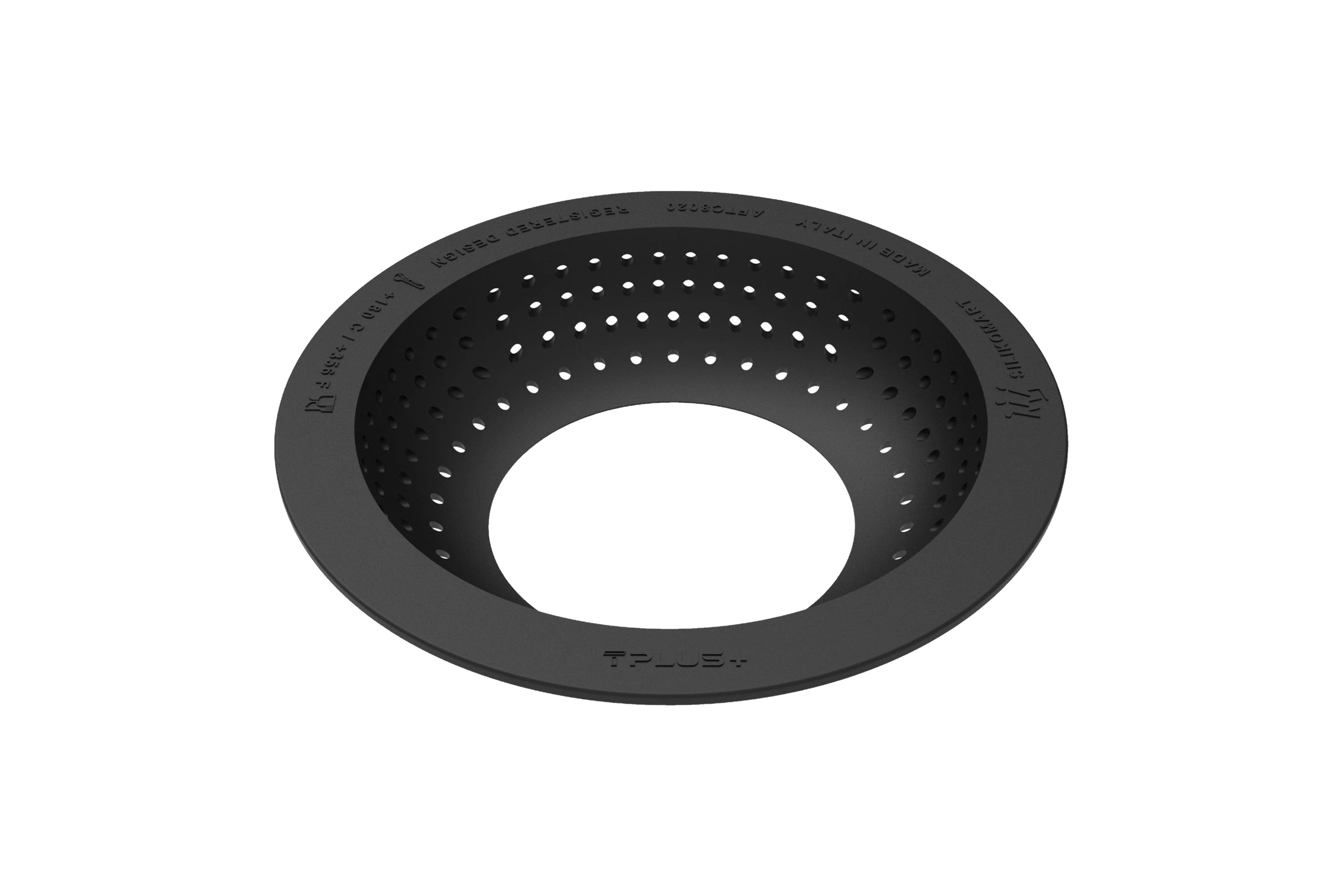 Tærtering, perforeret komposit, Bloom, 6 stk., inkl. silikoneform, H 2 cm