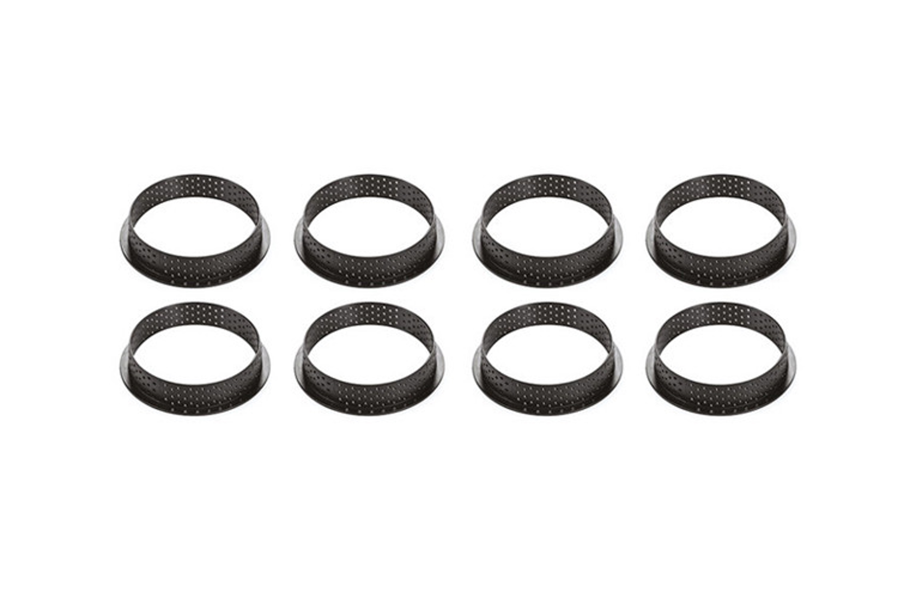 Tærtering, perforeret komposit, 8 stk., H 2 cm