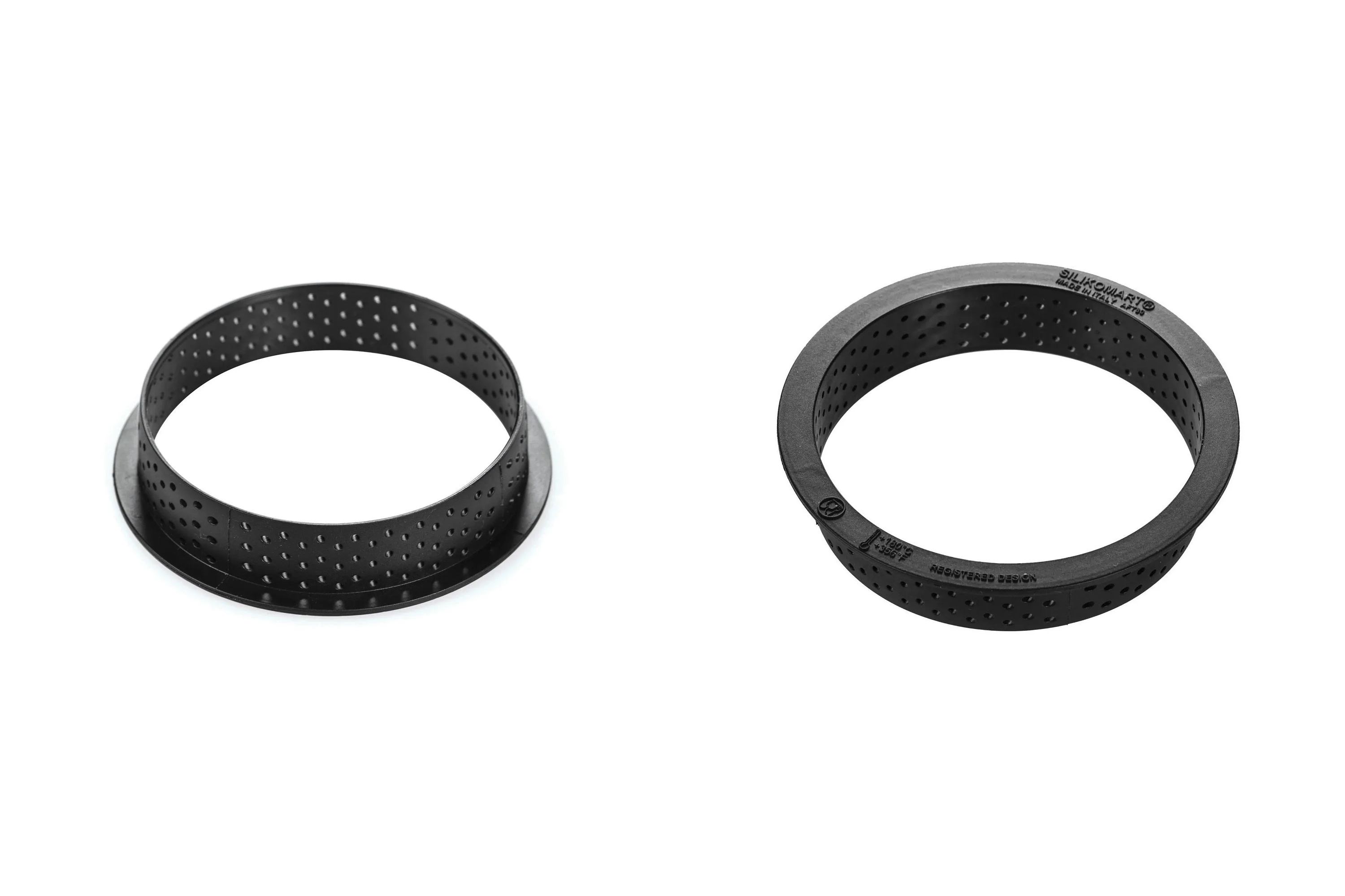 Tærtering, perforeret komposit, 8 stk., H 2 cm