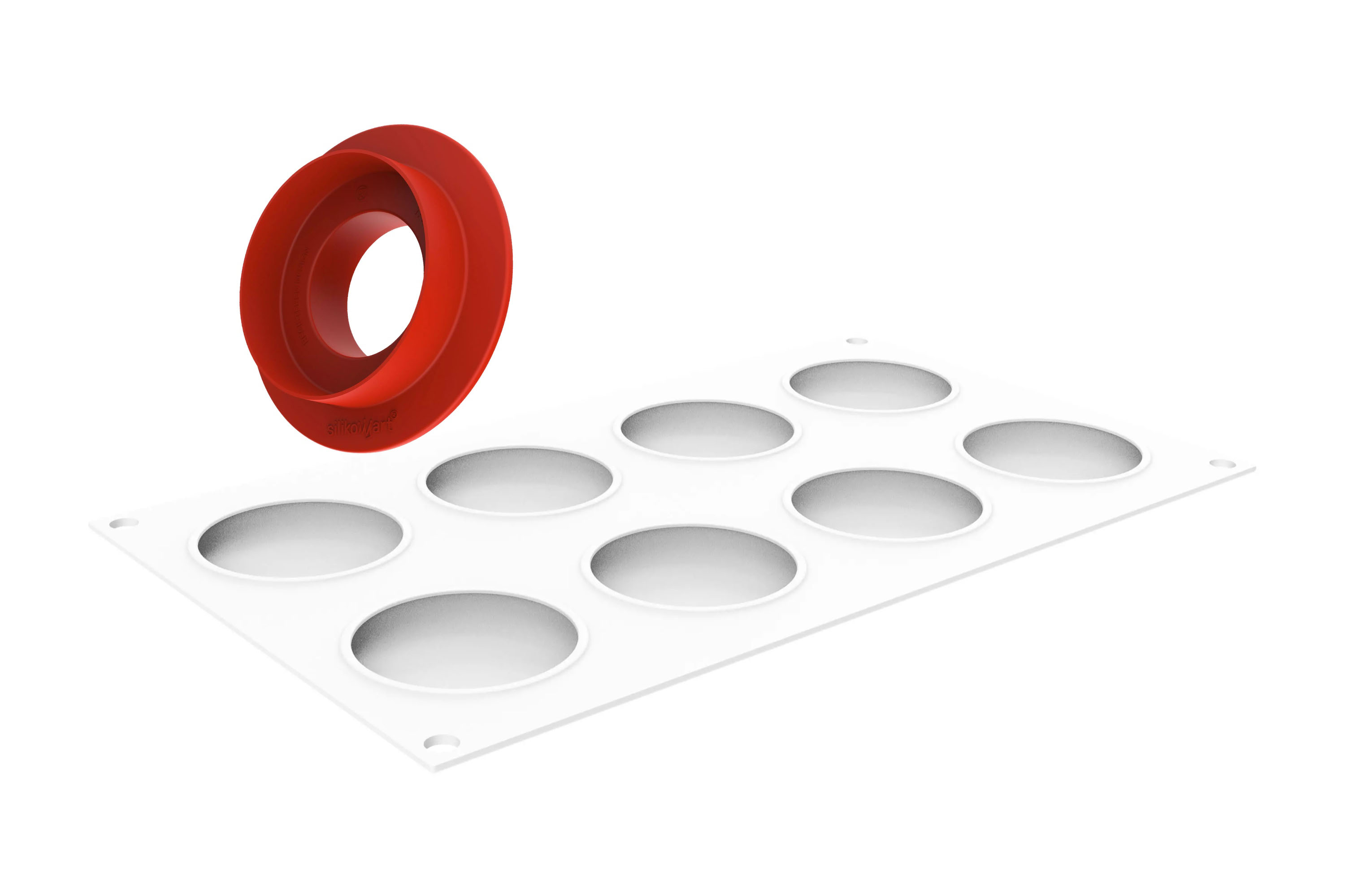 Silikoneform med udstikker, Level Up 35