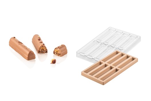 Chokoladeform med indlæg, bar, Kit Bar Volta