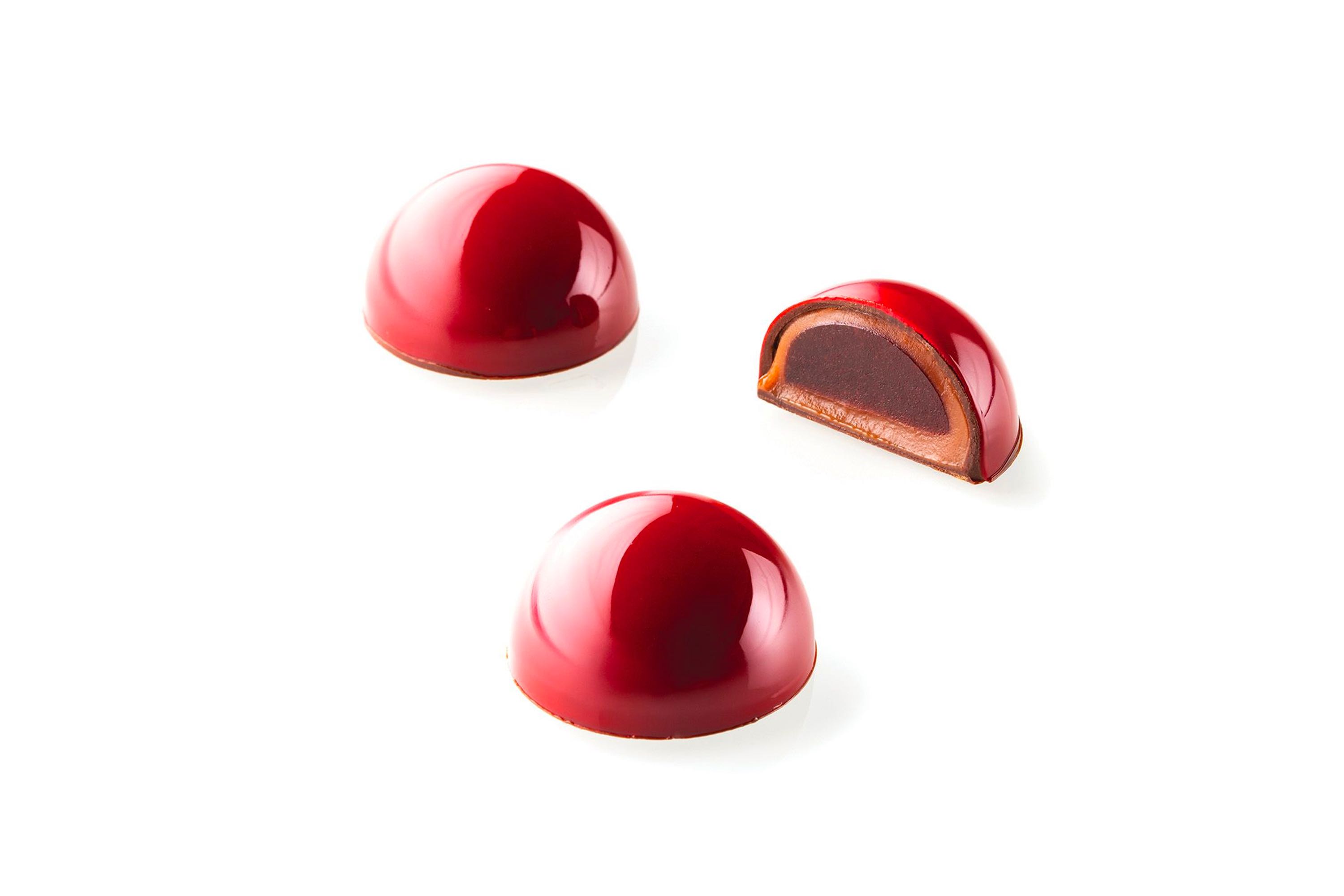 Chokoladeform med indlæg, halvkugle, Kit Semisfera 01