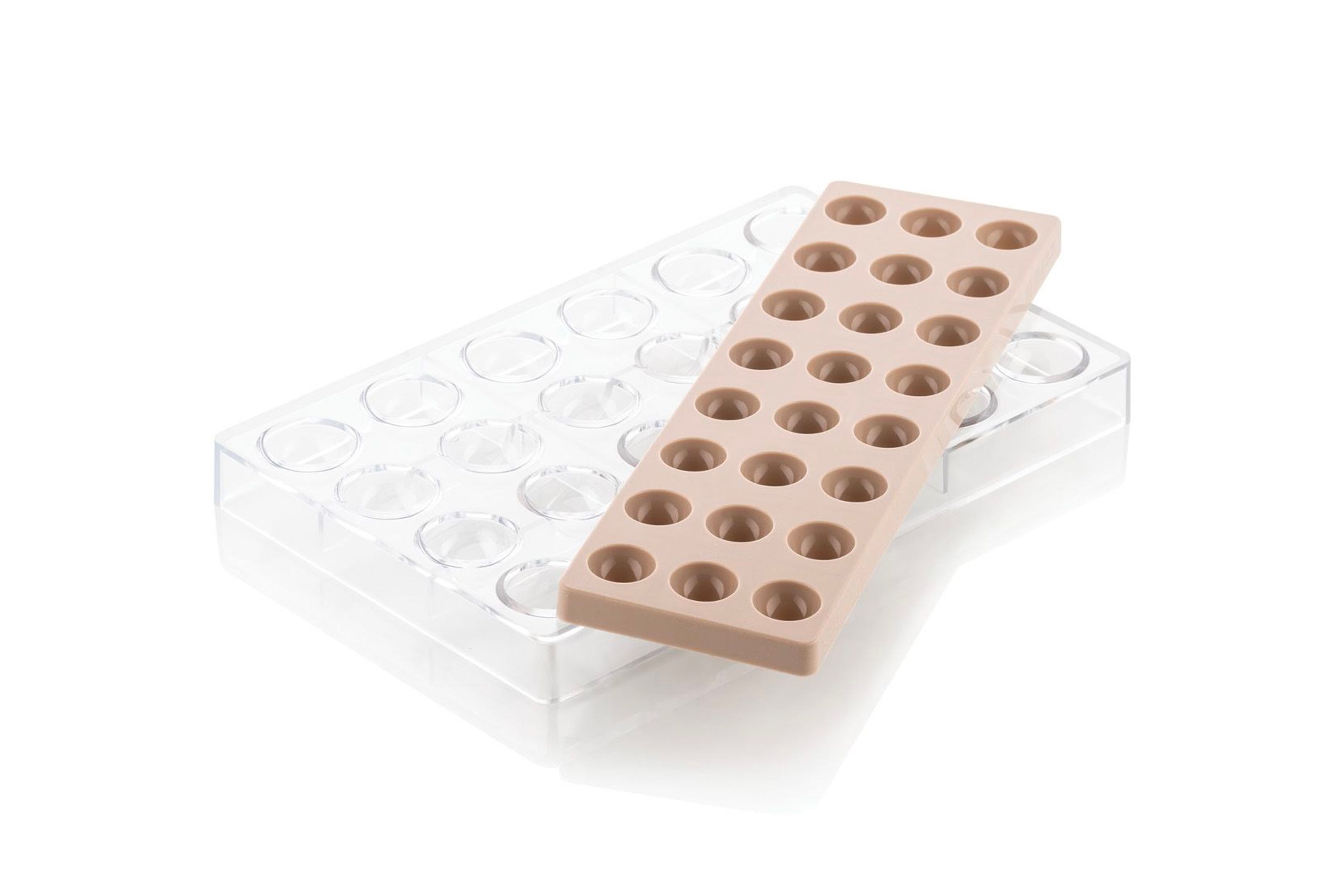 Chokoladeform med indlæg, halvkugle, Kit Semisfera 01