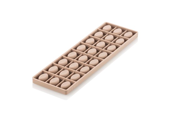 Chokoladeform m. silikoneindlæg, oval, Kit Ovale 01
