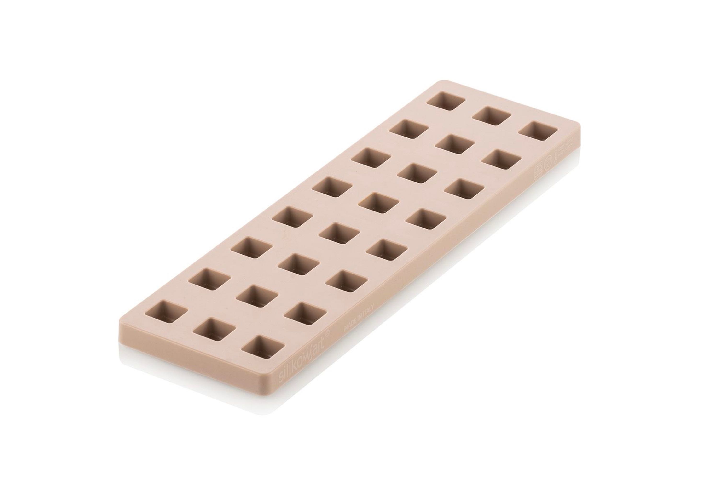 Chokoladeform med indlæg, kvadrat, Kit Quadro 01