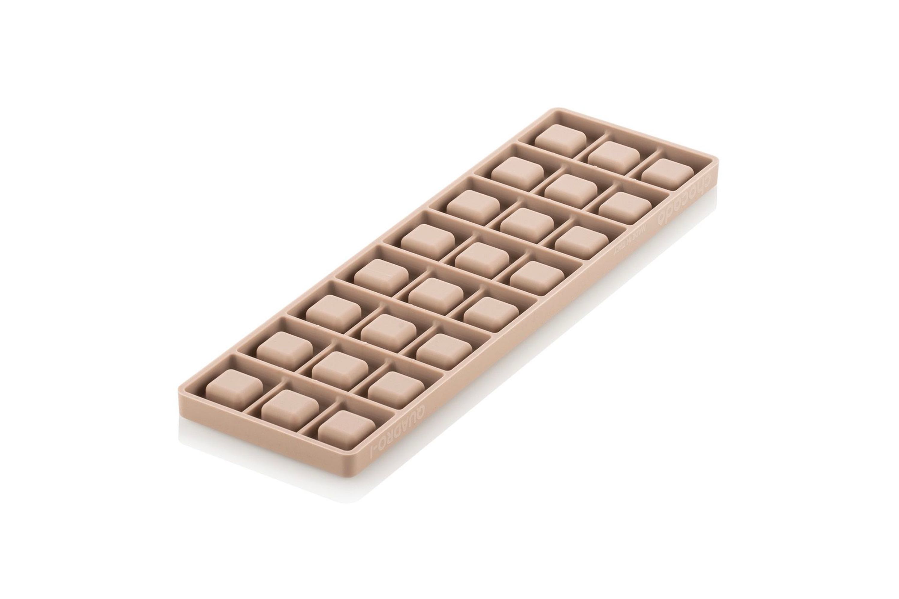Chokoladeform med indlæg, kvadrat, Kit Quadro 01