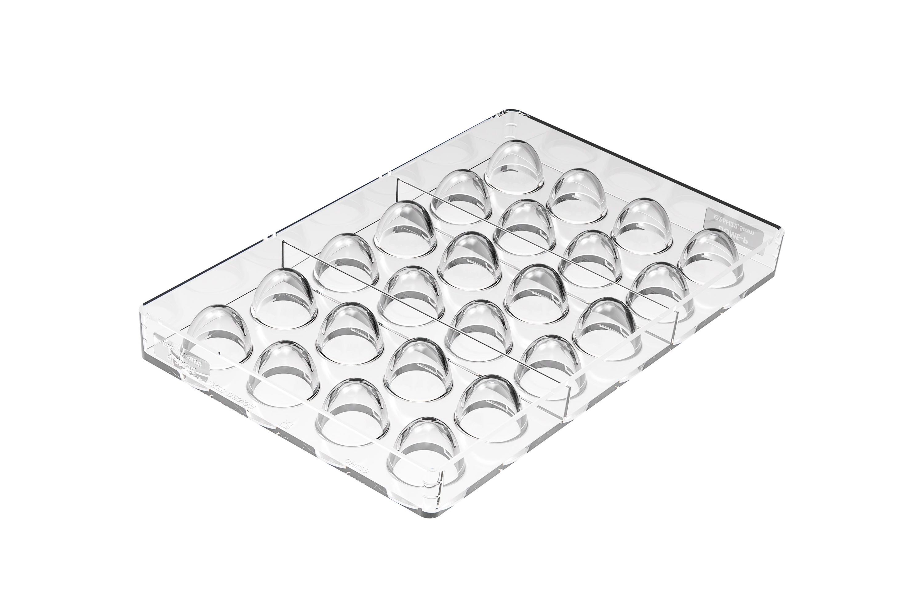 Chokoladeform med indlæg, dome, Kit Dome 01