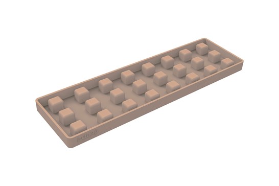 Chokoladeform m. silikoneindlæg, kube, Kit Cubo 01