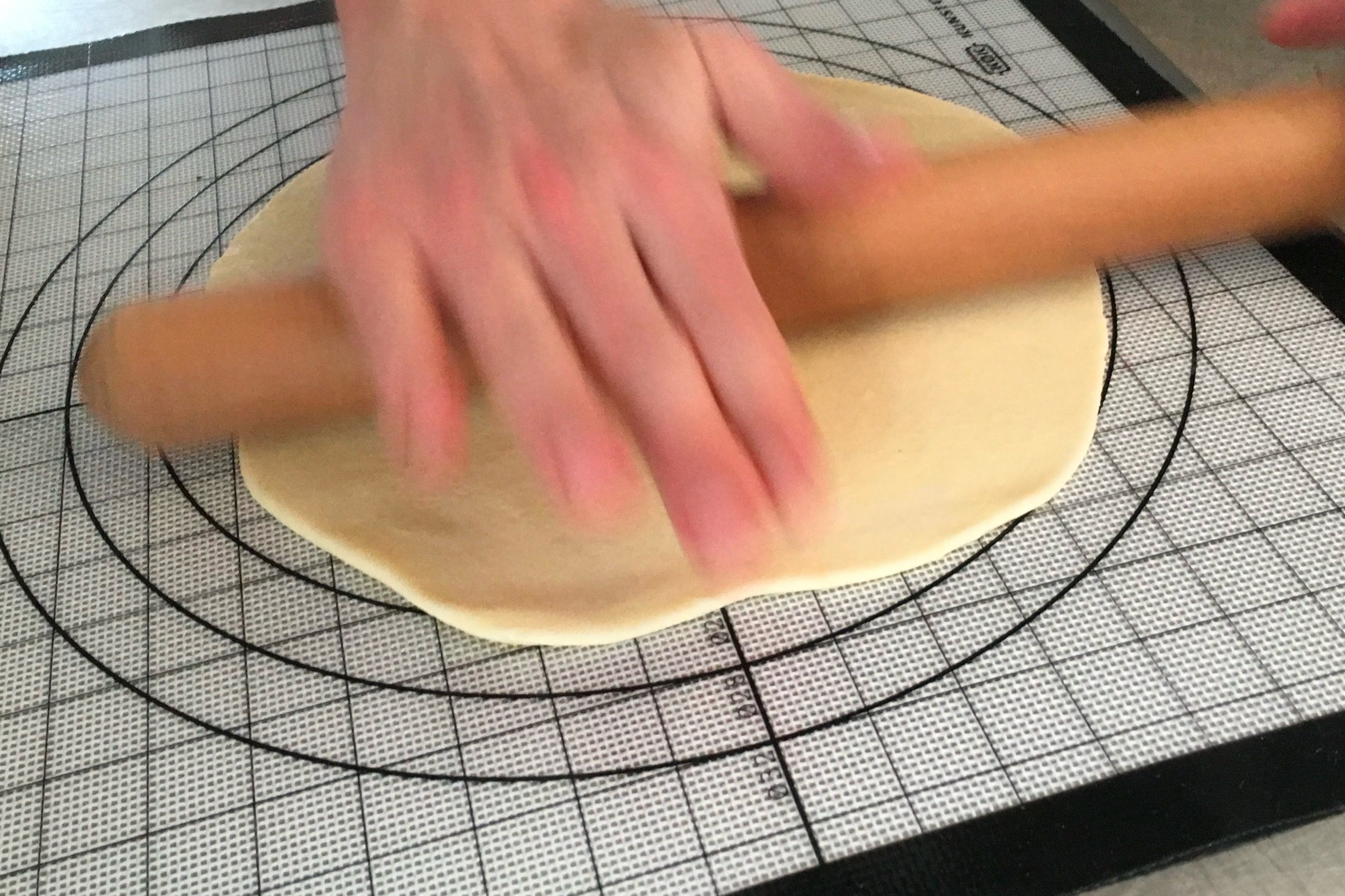 Bagemåtte, cirkler og felter, silikone