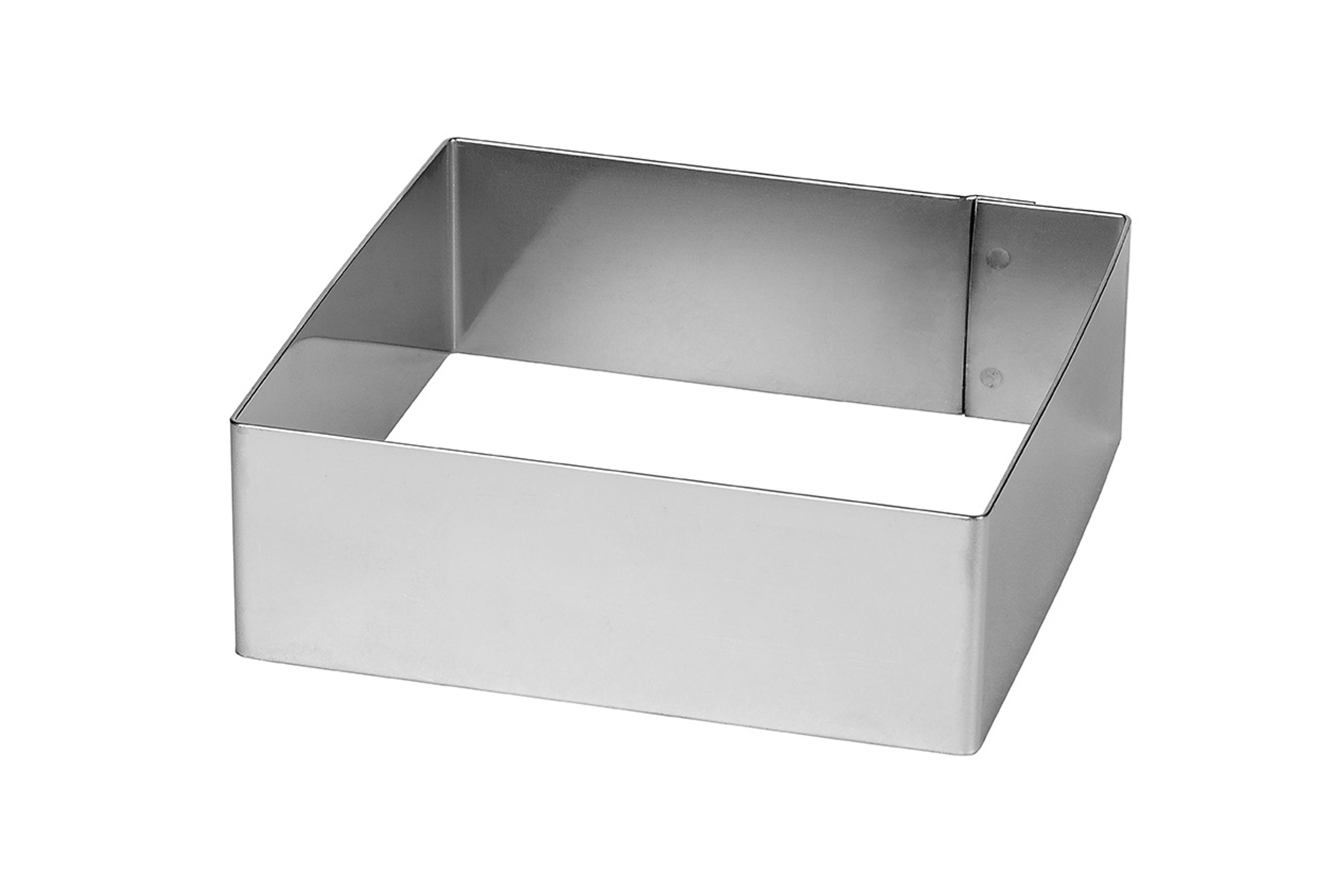 Bageramme, kvadratisk, rustfrit stål, H 4,5 cm